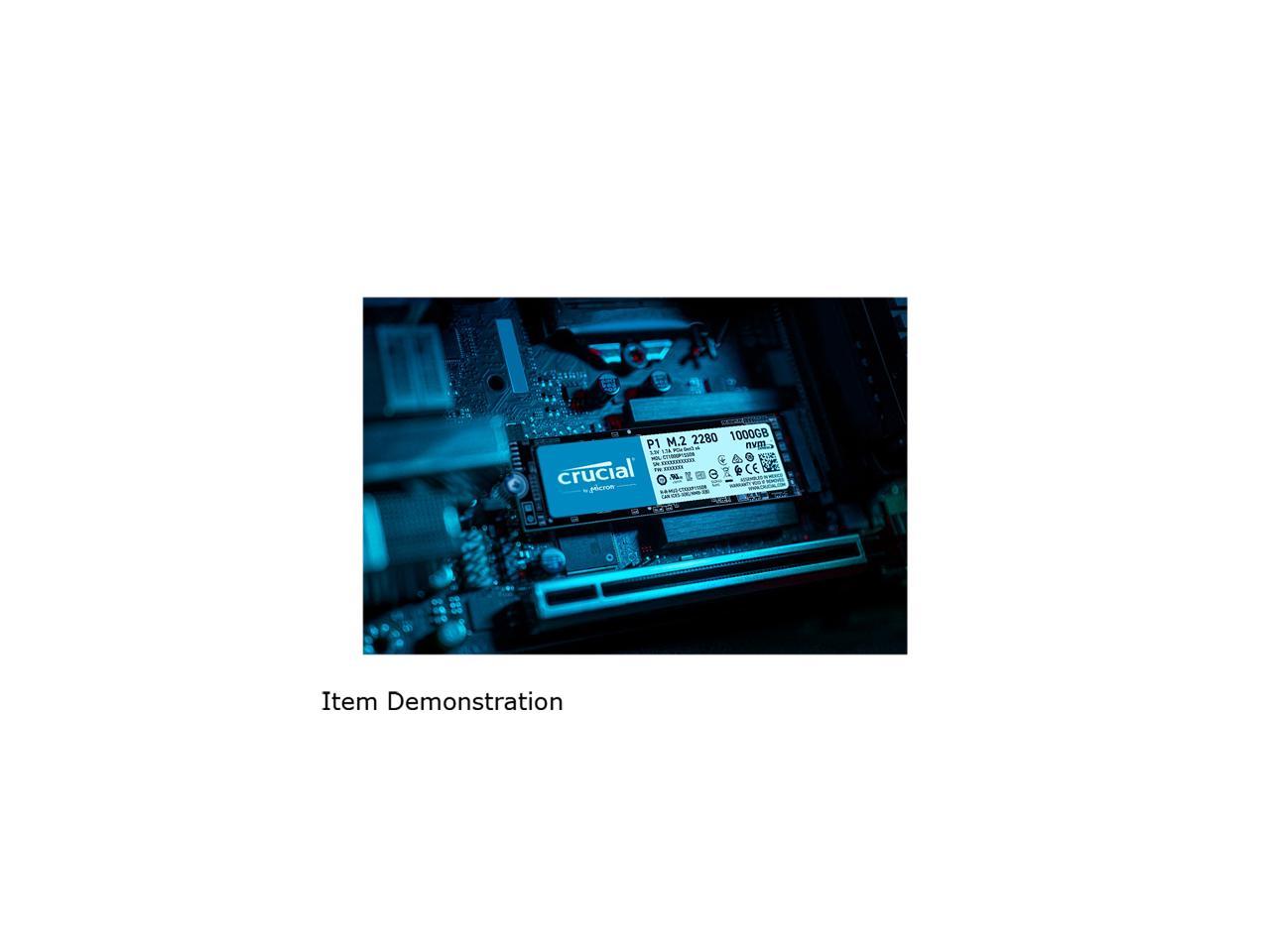 Crucial P1 2TB 3D NAND NVMe PCIe Internal SSD, up to 2000 MB/s - CT2000P1SSD8
