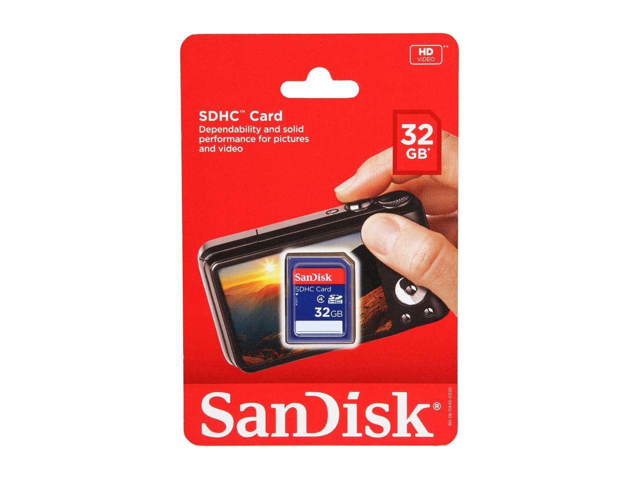 SanDisk 32 GB Secure Digital High Capacity (SDHC) - 1 Card