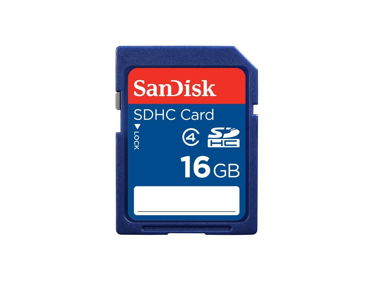 SanDisk 16 GB Secure Digital High Capacity (SDHC) - 1 Card