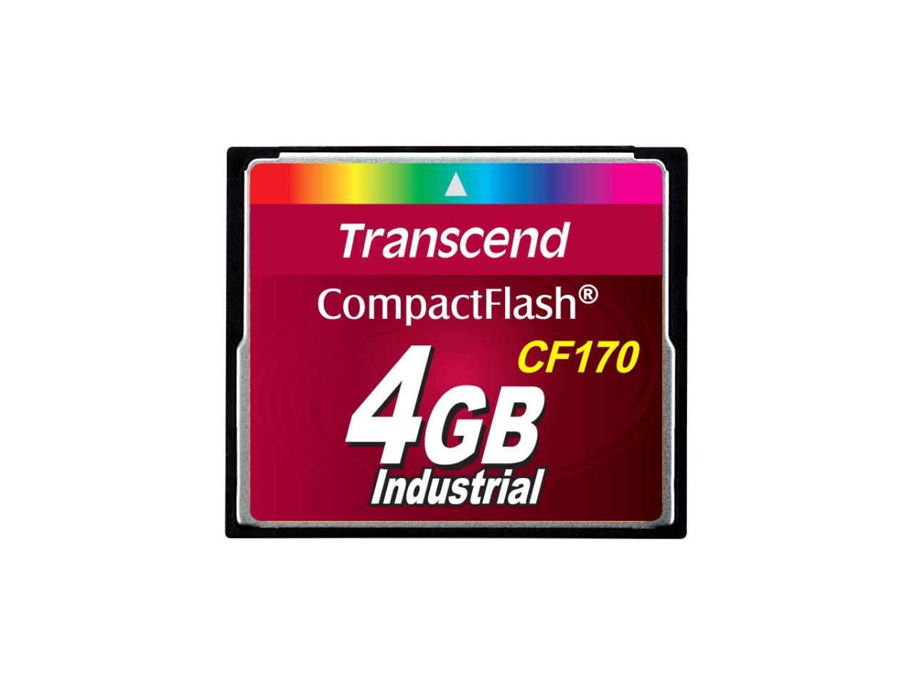 Transcend CF170 4 GB CompactFlash (CF) Card - 1 Card