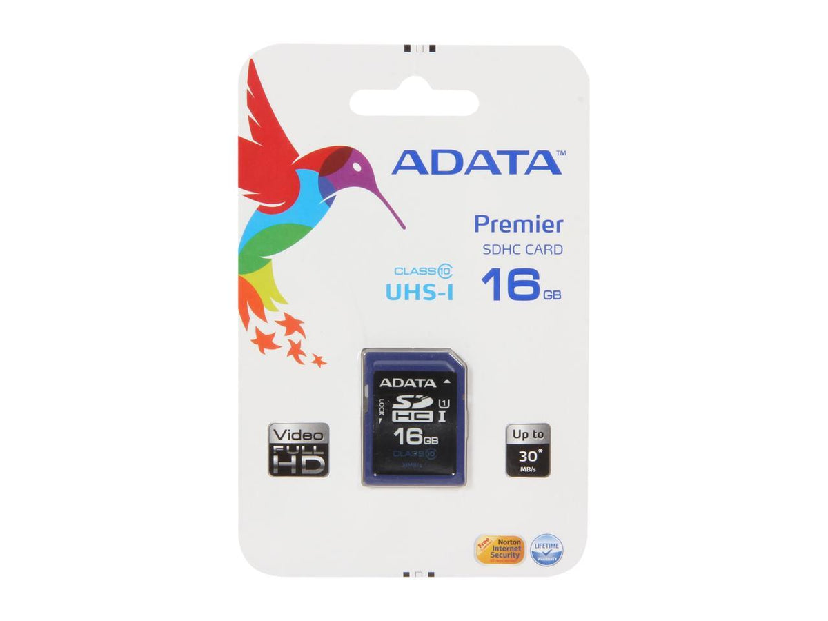 ADATA Premier 16GB SDHC UHS-I Card- CLASS 10 30MB/s