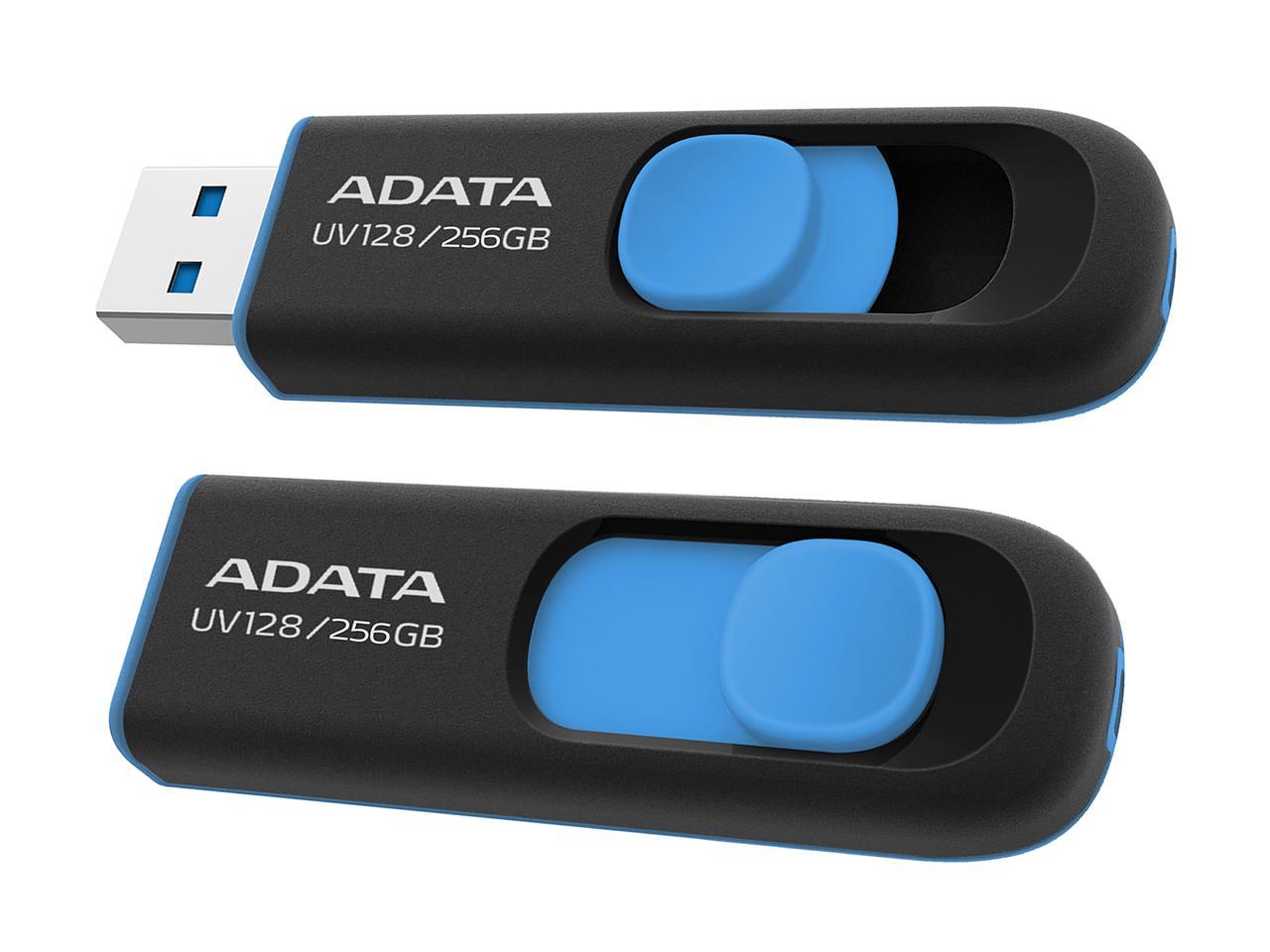 ADATA 256GB UV128 USB 3.2 Gen 1 Flash Drive (AUV128-256G-RBE)
