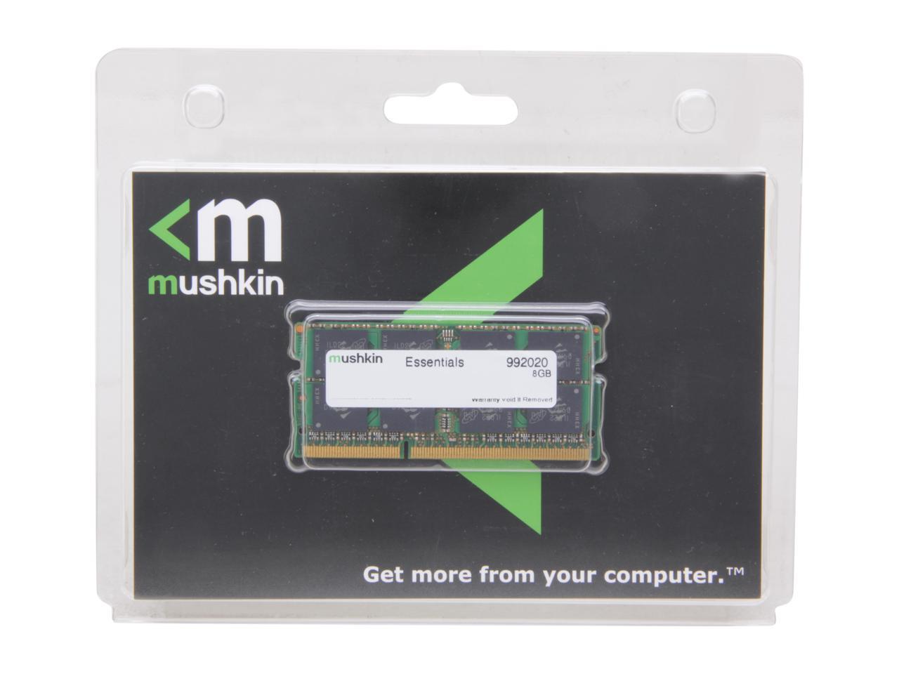 Mushkin Enhanced Essentials 8GB 204-Pin DDR3 SO-DIMM DDR3 1333 (PC3 10666) Laptop Memory Model 992020