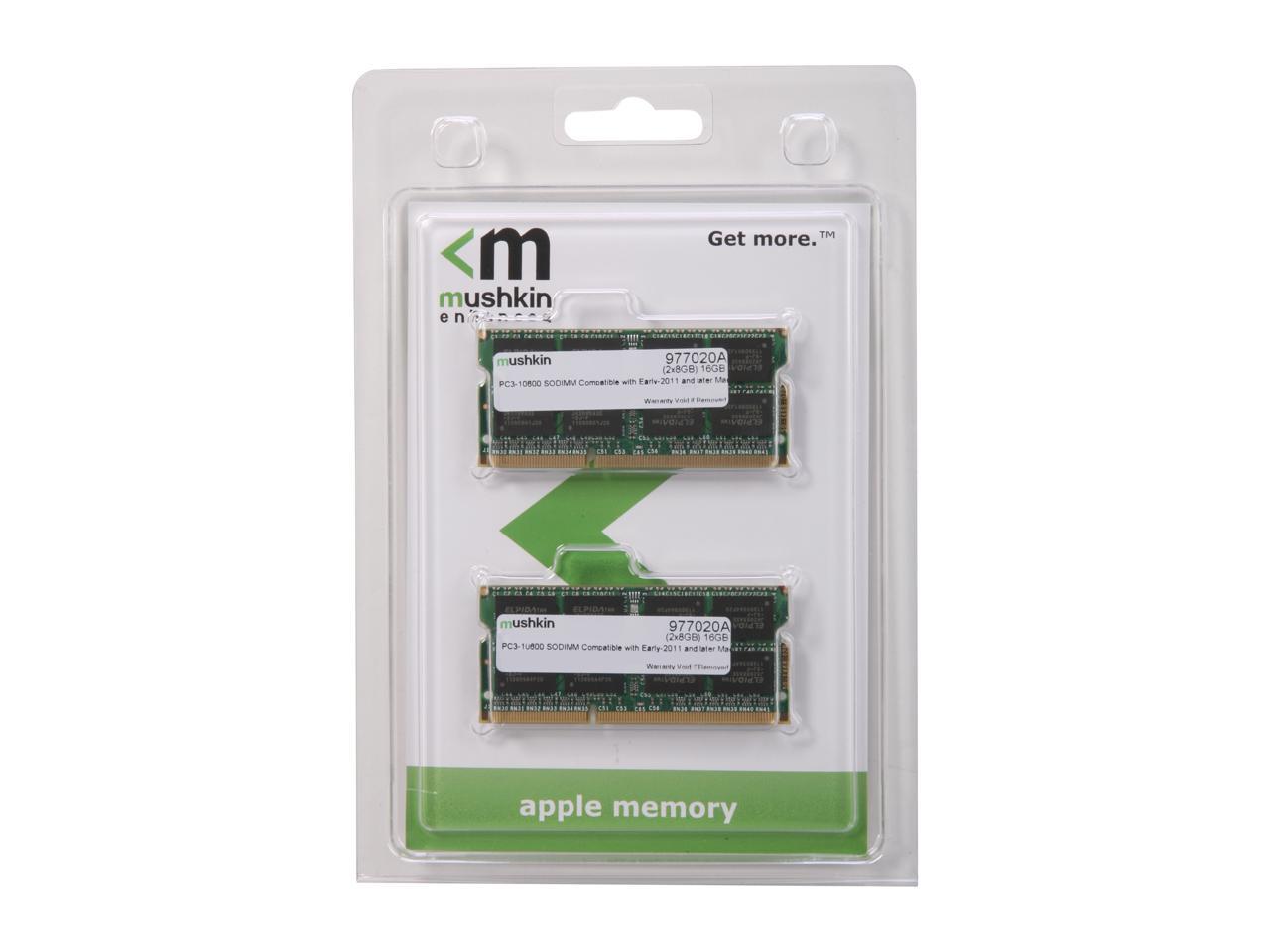 Mushkin 16GB (2 x 8GB) DDR3 1333 (PC3 10600) Memory for Apple Model 977020A