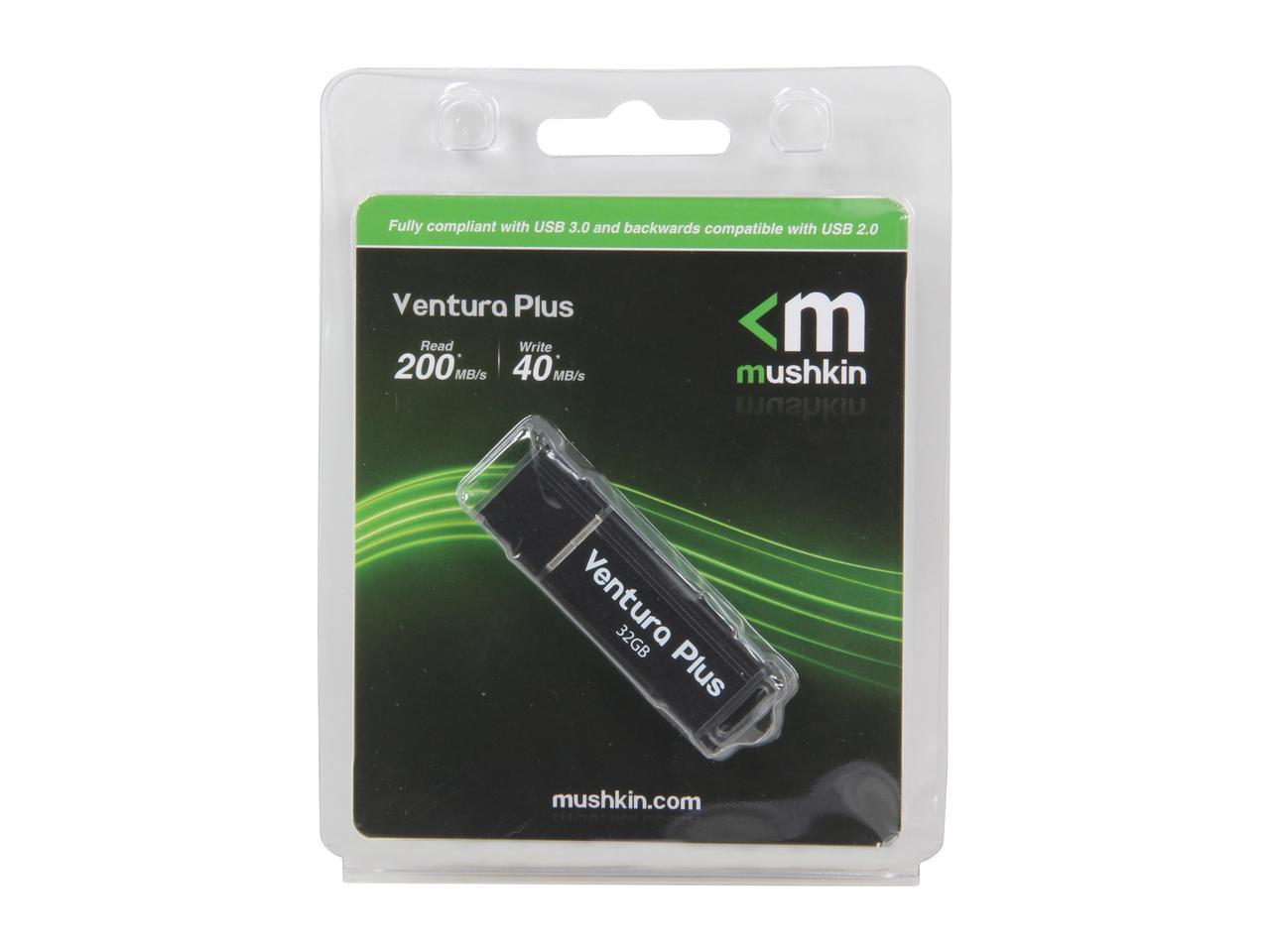 Mushkin Ventura Plus 32GB USB 3.0 Ultra High Speed Flash Drive Model MKNUFDVS32GB