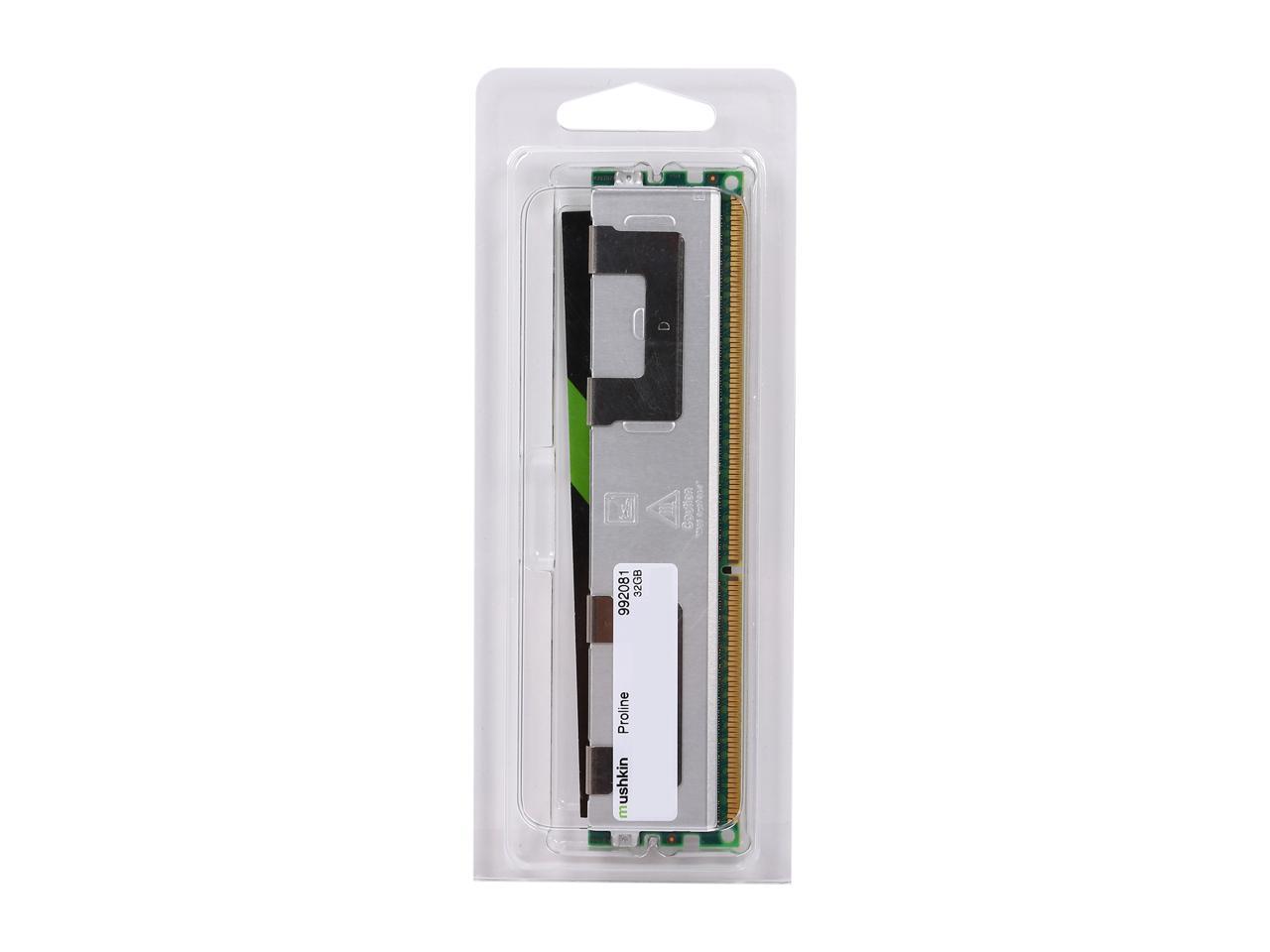 Mushkin Enhanced Proline 32GB 240-Pin DDR3 RDIMM ECC Registered DDR3 1333 (PC3 10600) Memory (Server Memory) Model 992081