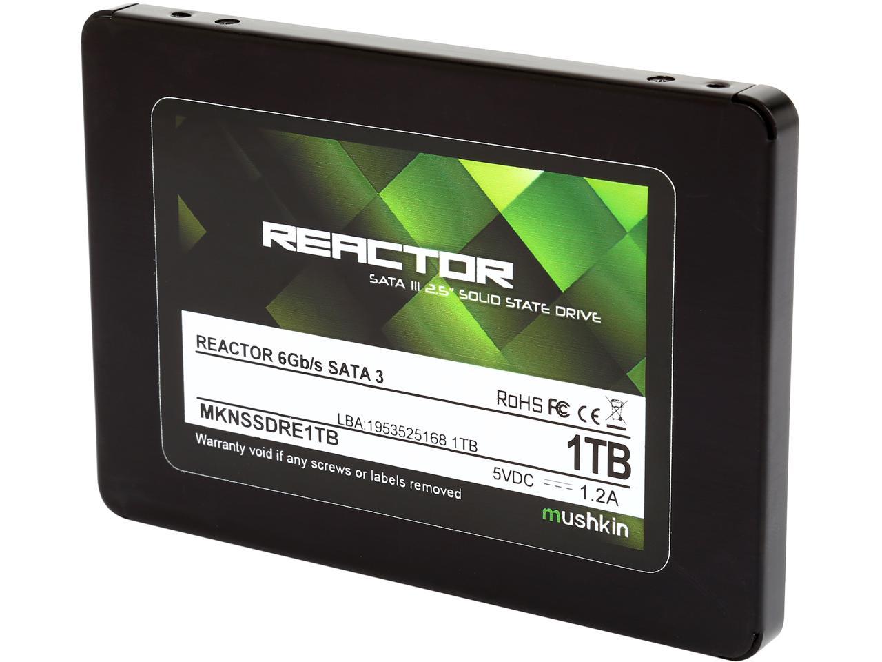 Mushkin Reactor 2.5" 1TB SATA III MLC Internal Solid State Drive (SSD) MKNSSDRE1TB