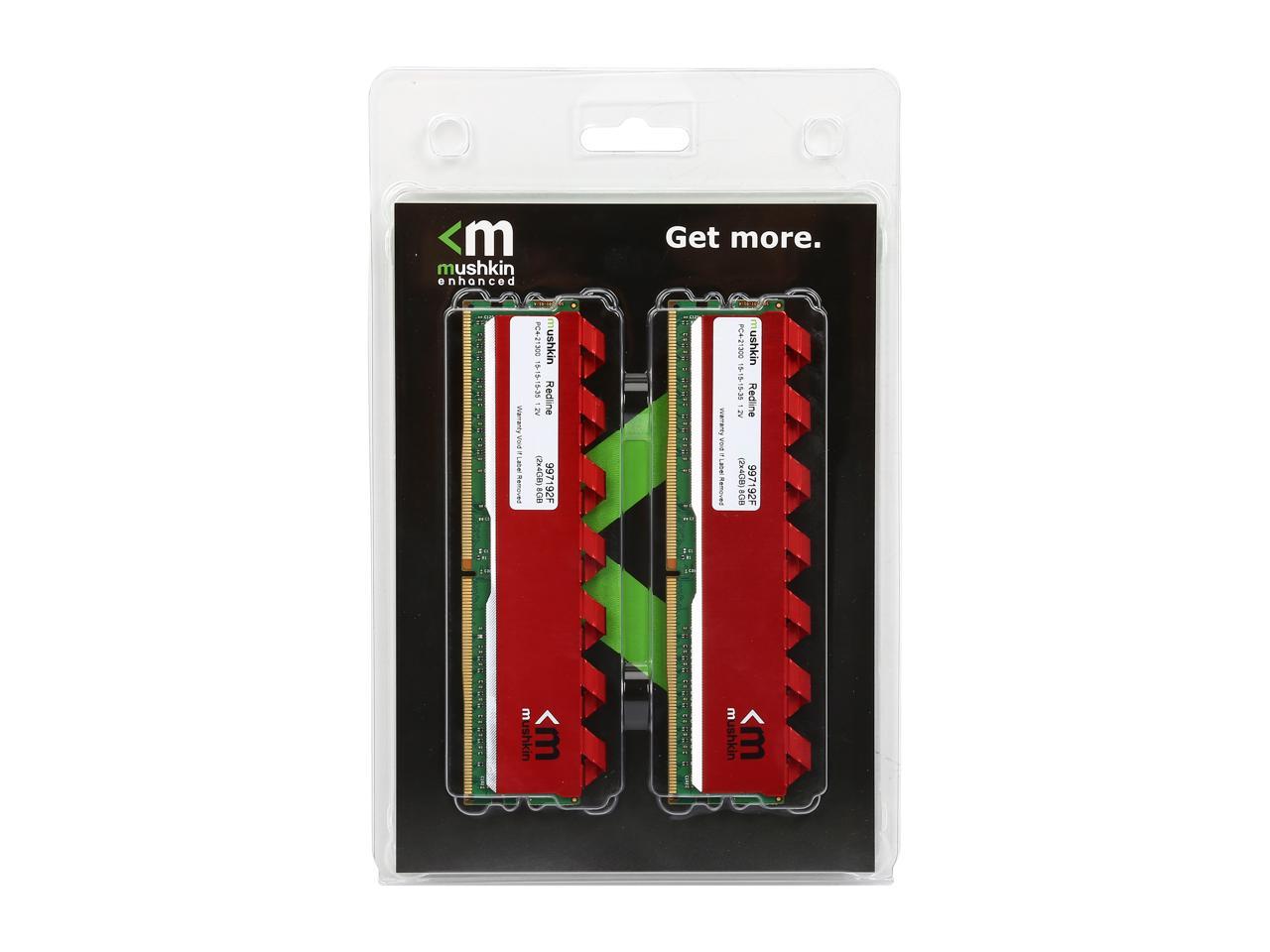 Mushkin Redline 8GB (2 x 4GB) 288-Pin DDR4 SDRAM DDR4 2666 (PC4 21300) Memory Model 997192F