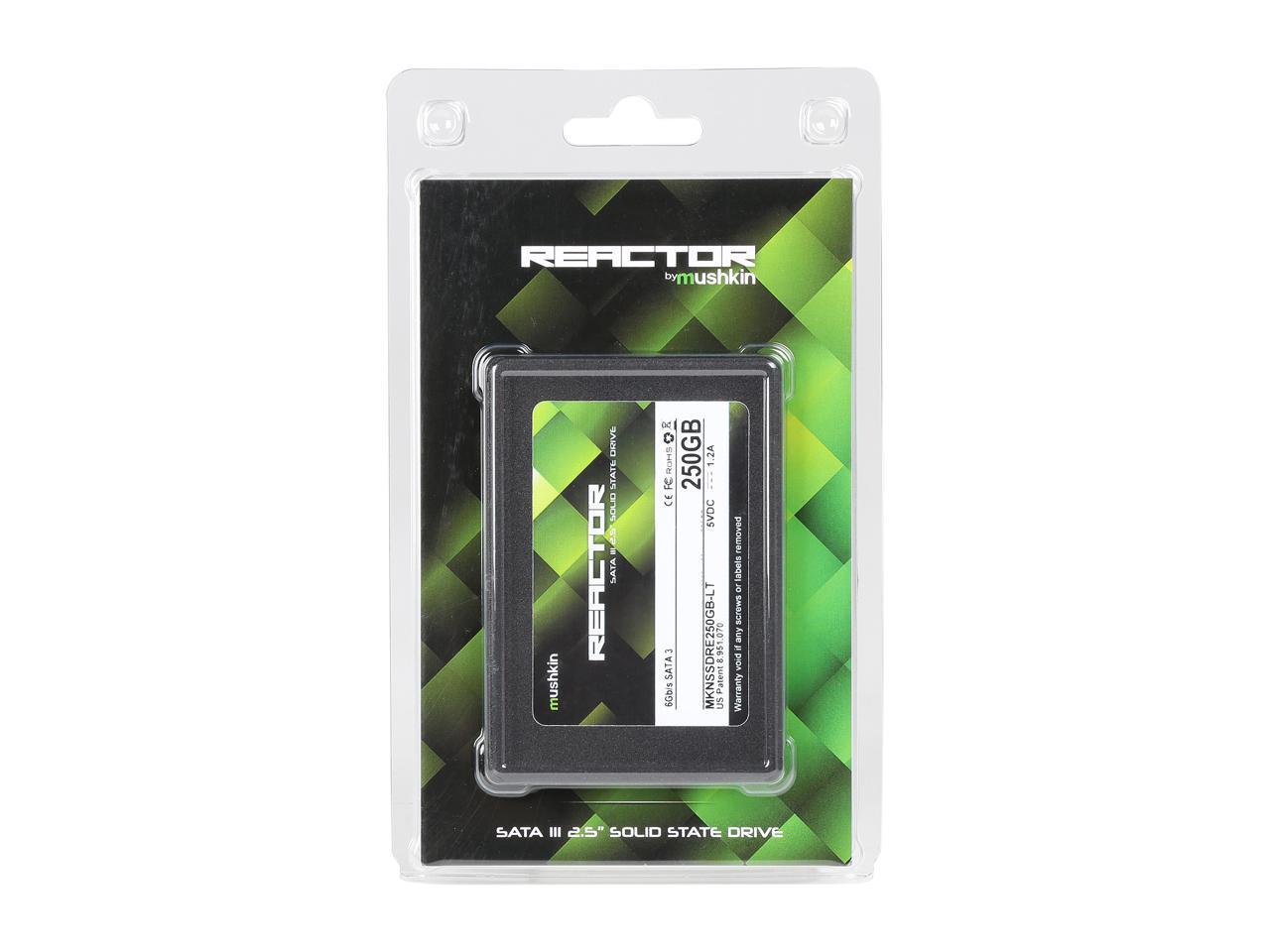 Mushkin Reactor LT 2.5" 250GB SATA III MLC Internal Solid State Drive (SSD) MKNSSDRE250GB-LT