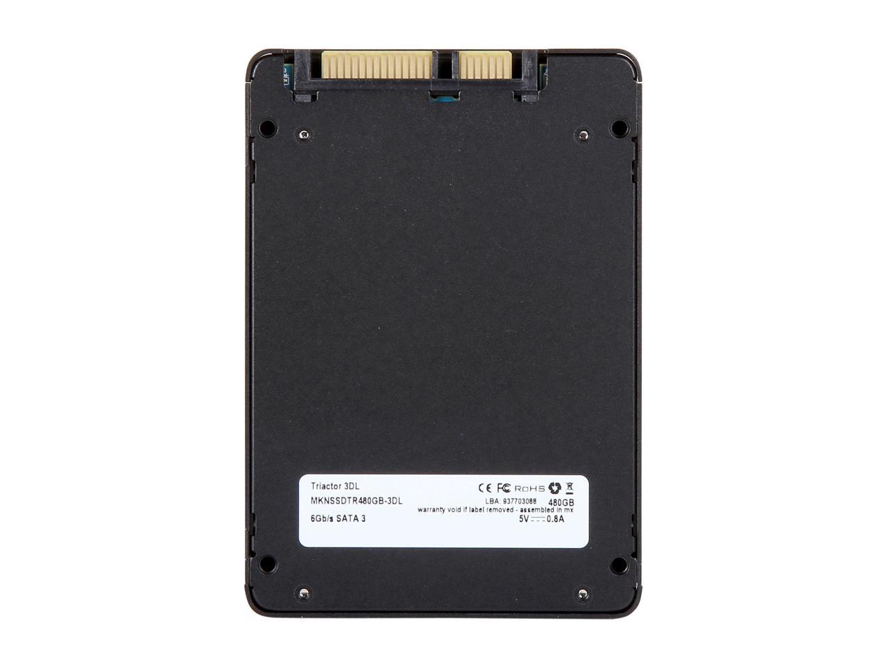 Mushkin TRIACTOR 3DL 2.5" 480GB SATA III 3D TLC Internal Solid State Drive (SSD) MKNSSDTR480GB-3DL