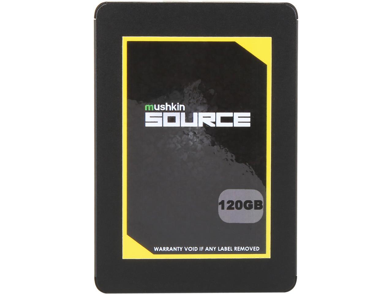 Mushkin Source 2.5" 120GB SATA III 3D TLC Internal Solid State Drive (SSD) MKNSSDSR120GB