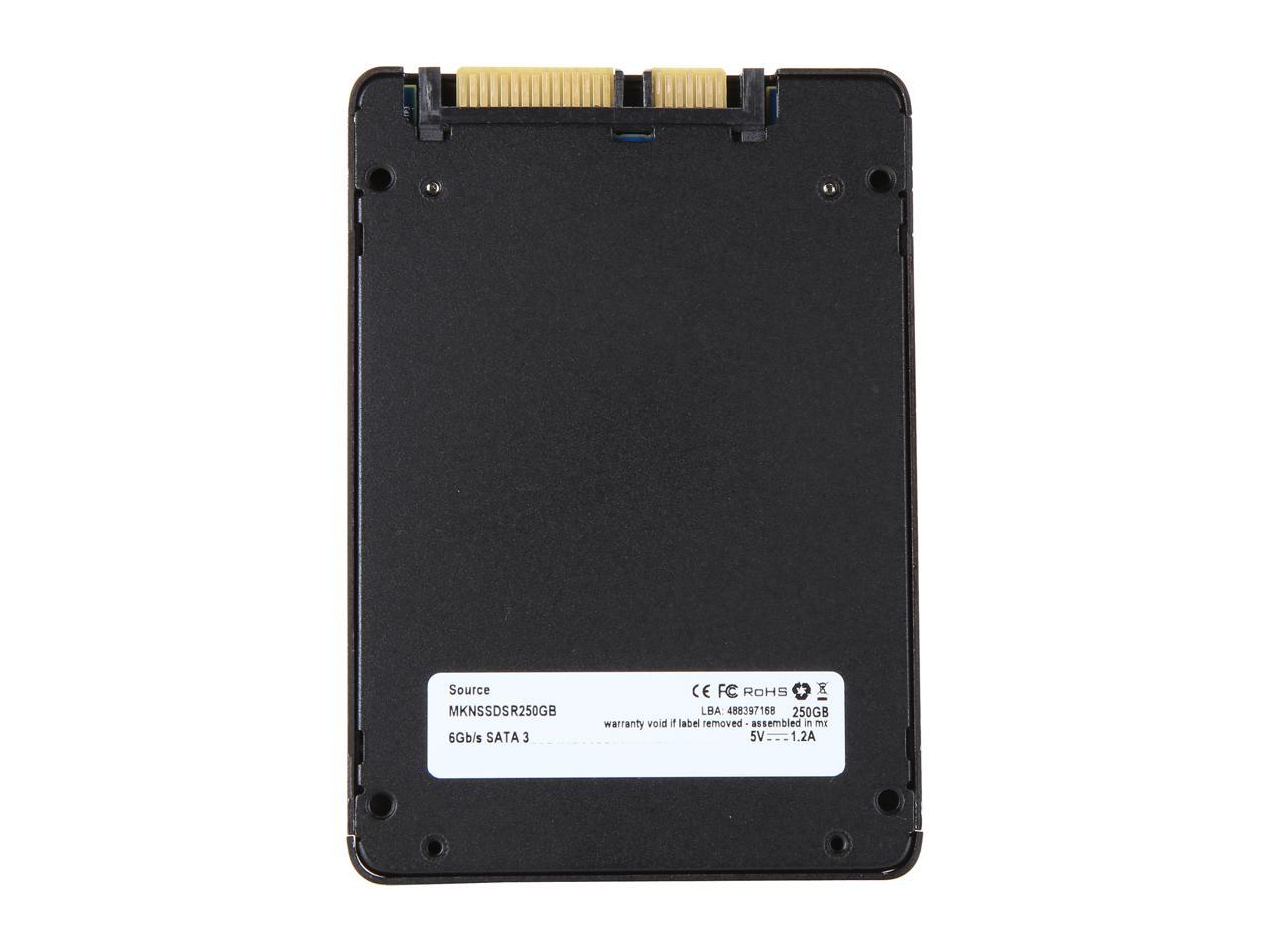 Mushkin Source 2.5" 250GB SATA III 3D TLC Internal Solid State Drive (SSD) MKNSSDSR250GB