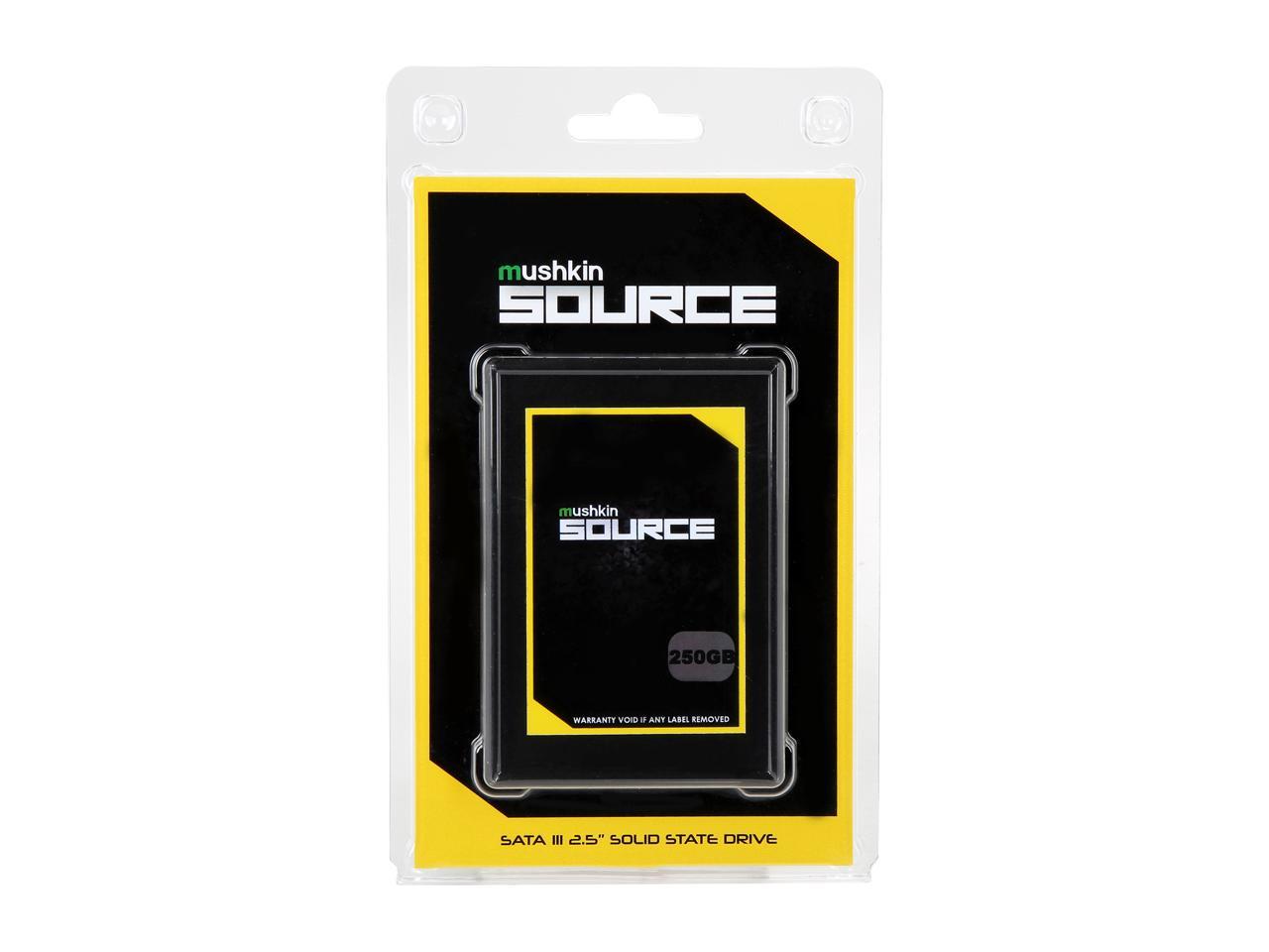 Mushkin Source 2.5" 250GB SATA III 3D TLC Internal Solid State Drive (SSD) MKNSSDSR250GB