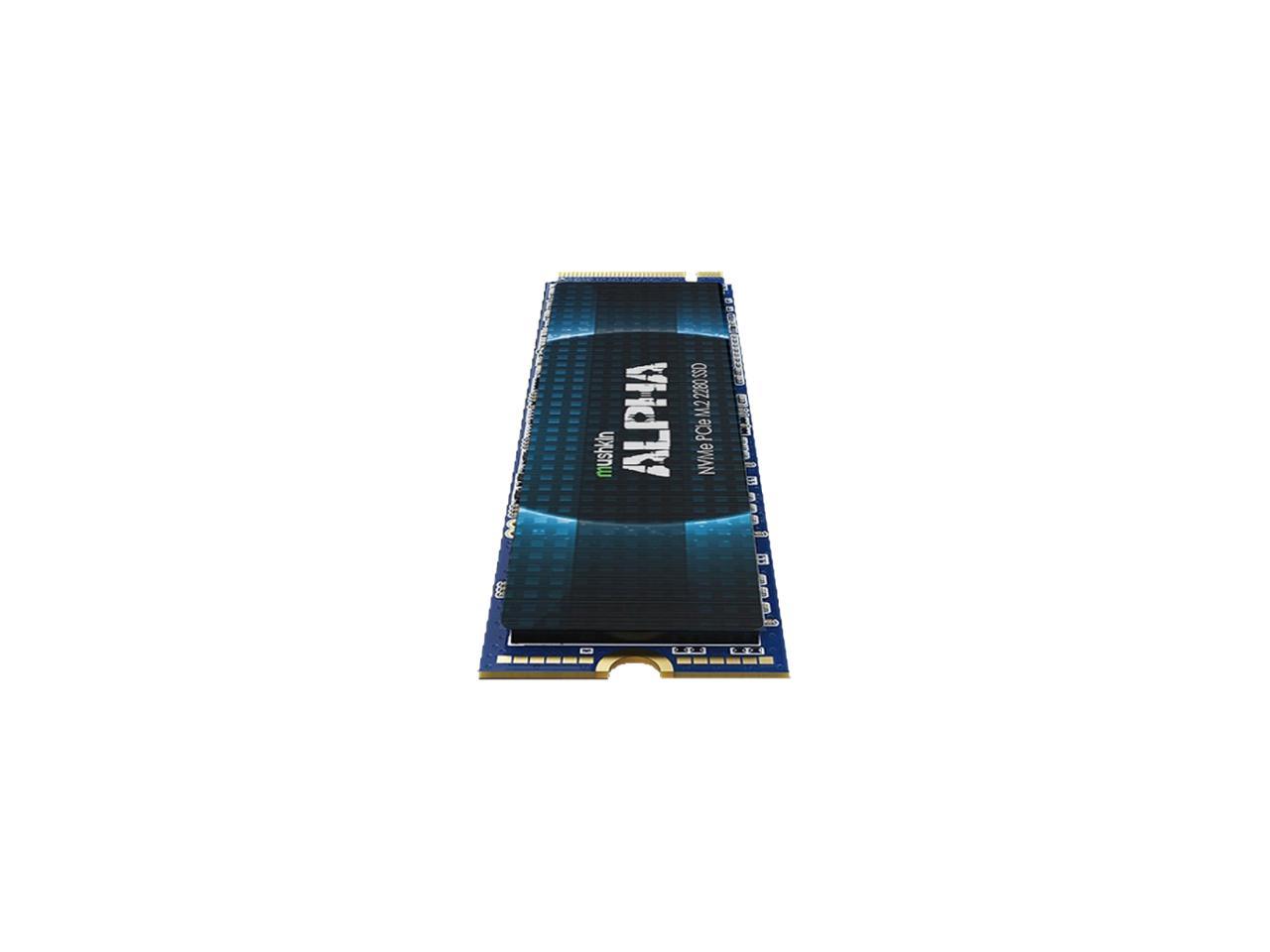 Mushkin ALPHA M.2 2280 8TB PCI-e Gen3 x4 NVMe 1.3 3D NAND Internal Solid State Drive (SSD) MKNSSDAL8TB-D8
