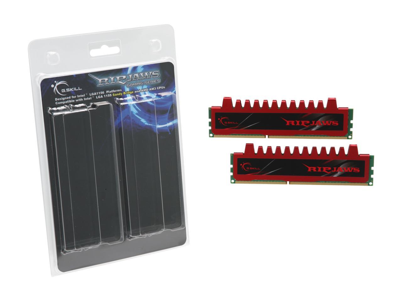 G.SKILL Ripjaws Series 4GB (2 x 2GB) 240-Pin DDR3 SDRAM DDR3 1600 (PC3 12800) Desktop Memory Model F3-12800CL9D-4GBRL