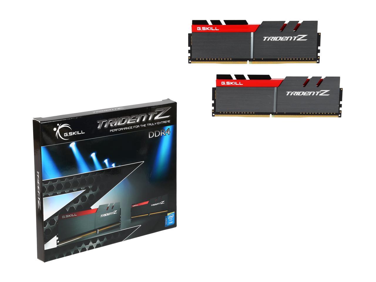 G.SKILL TridentZ Series 16GB (2 x 8GB) 288-Pin DDR4 SDRAM DDR4 3000 (PC4 24000) Intel Z370 Platform Desktop Memory Model F4-3000C15D-16GTZ