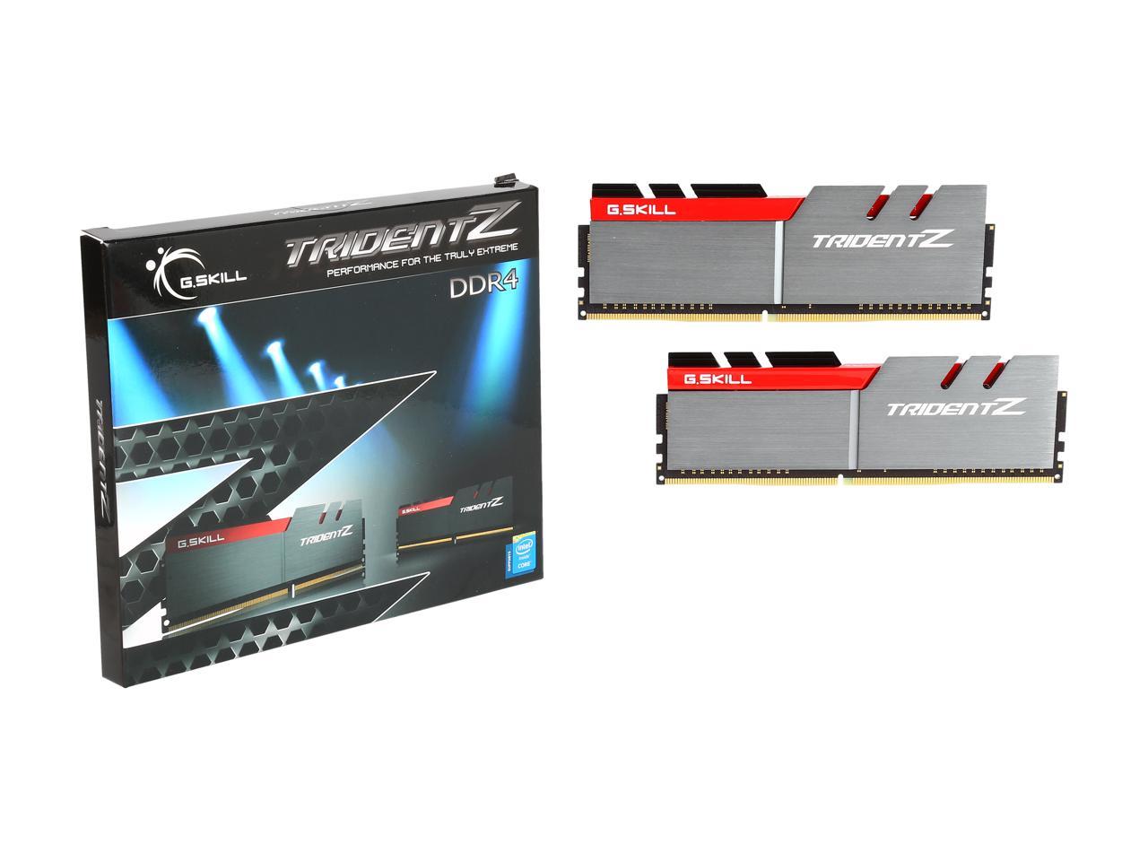 G.SKILL TridentZ Series 16GB (2 x 8GB) 288-Pin DDR4 SDRAM DDR4 3000 (PC4 24000) Intel Z370 Platform Desktop Memory Model F4-3000C15D-16GTZB