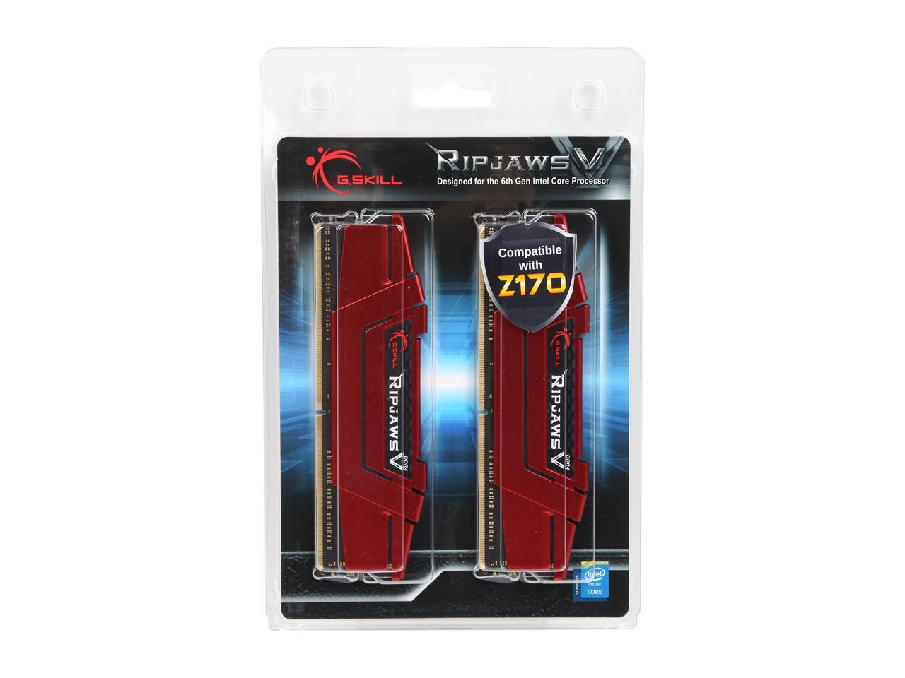 G.SKILL Ripjaws V Series 64GB (4 x 16GB) 288-Pin DDR4 SDRAM DDR4 2133 (PC4 17000) Desktop Memory Model F4-2133C15Q-64GVR