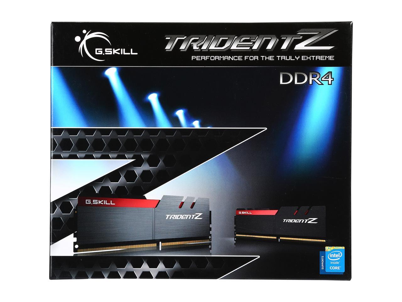 G.SKILL TridentZ Series 16GB (2 x 8GB) 288-Pin DDR4 SDRAM DDR4 4133 (PC4 33000) Intel Z170 / Z370 / X299 Desktop Memory Model F4-4133C19D-16GTZA