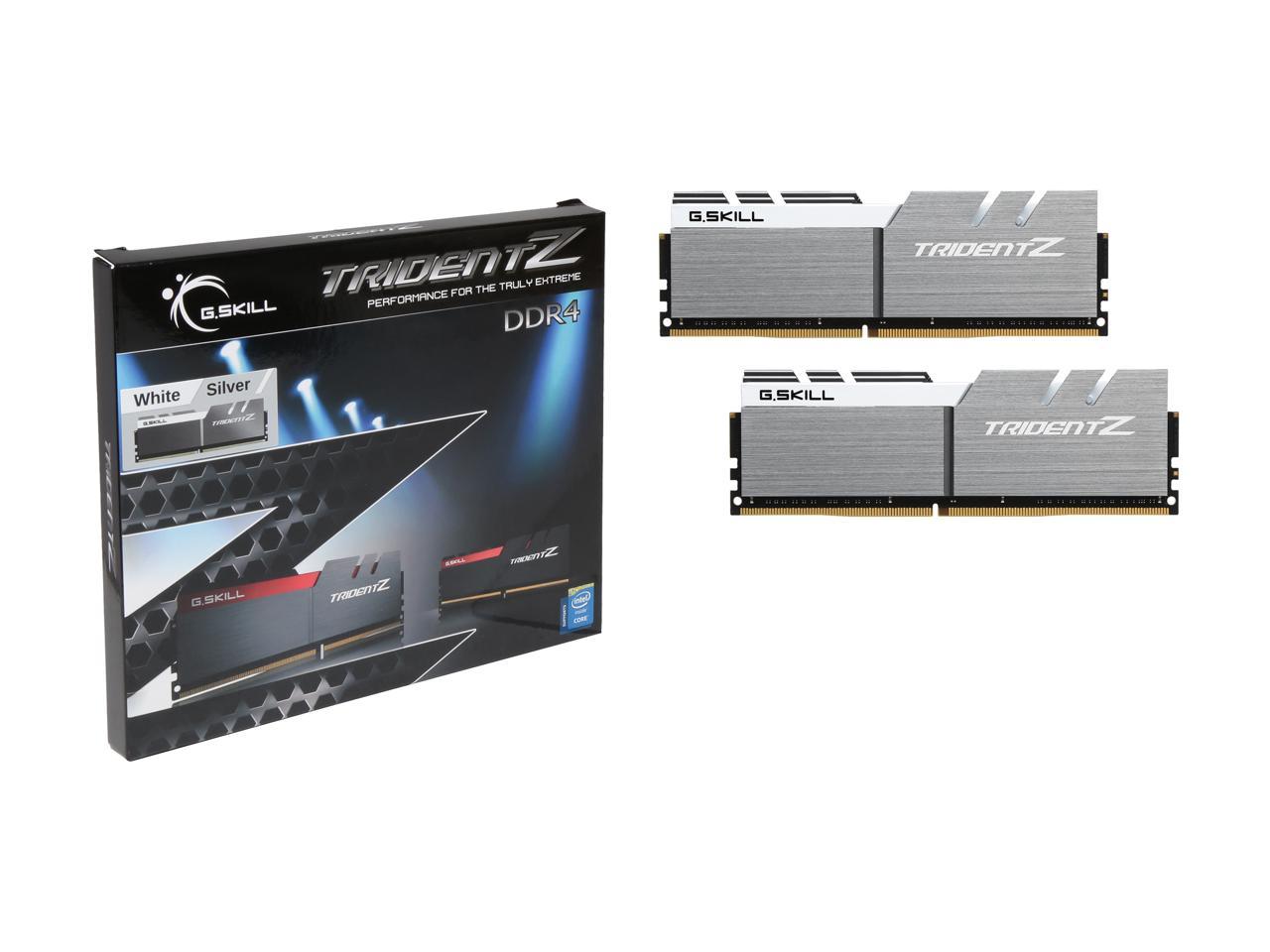 G.SKILL TridentZ Series 32GB (2 x 16GB) 288-Pin DDR4 SDRAM DDR4 3200 (PC4 25600) Intel Z370 Platform Desktop Memory Model F4-3200C14D-32GTZSW