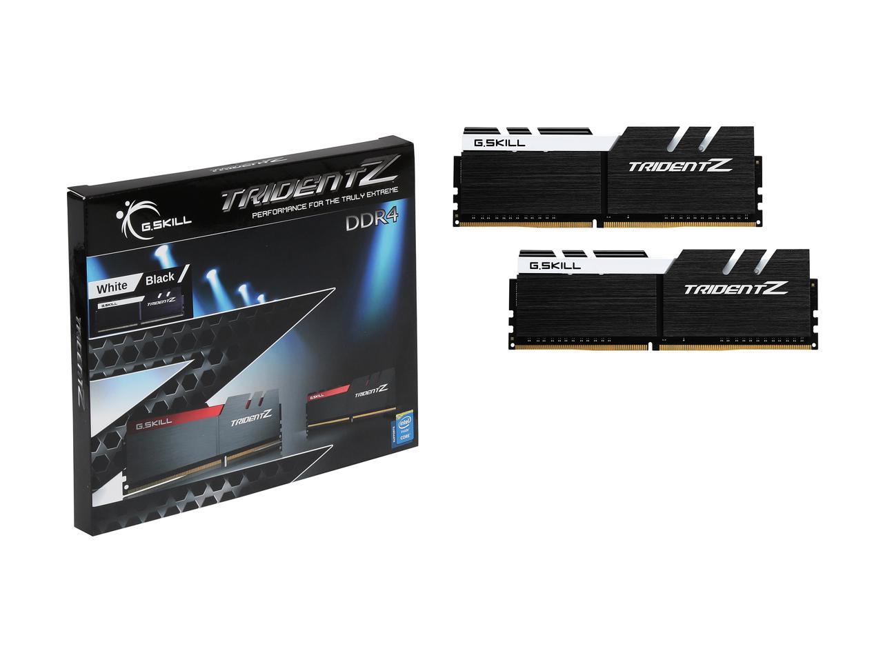 G.SKILL TridentZ Series 32GB (2 x 16GB) 288-Pin DDR4 SDRAM DDR4 3200 (PC4 25600) Intel Z370 Platform Desktop Memory Model F4-3200C15D-32GTZKW