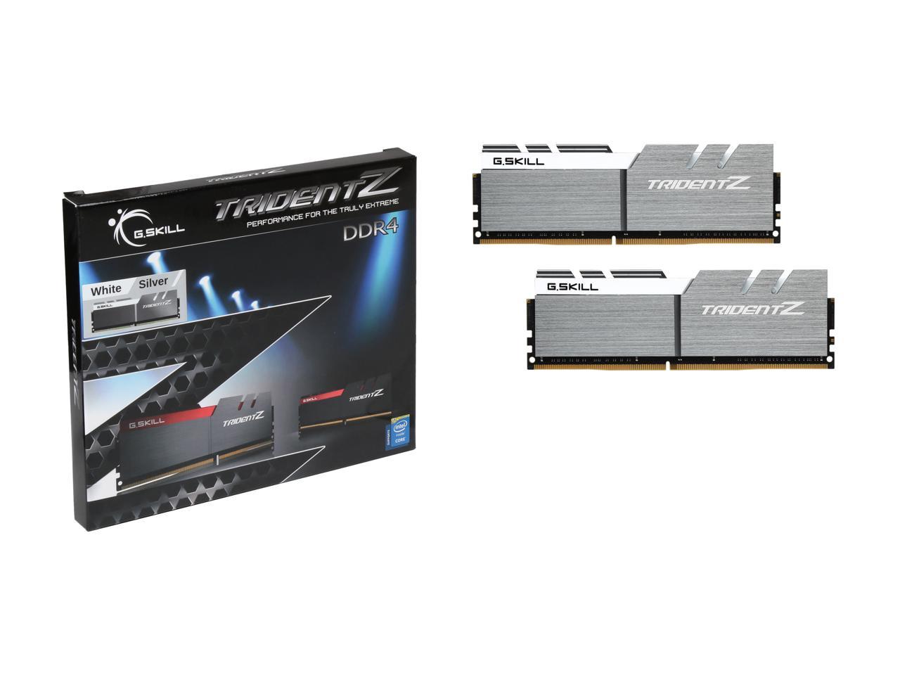 G.SKILL TridentZ Series 16GB (2 x 8GB) 288-Pin DDR4 SDRAM DDR4 3200 (PC4 25600) Intel Z370 Platform Desktop Memory Model F4-3200C16D-16GTZSW