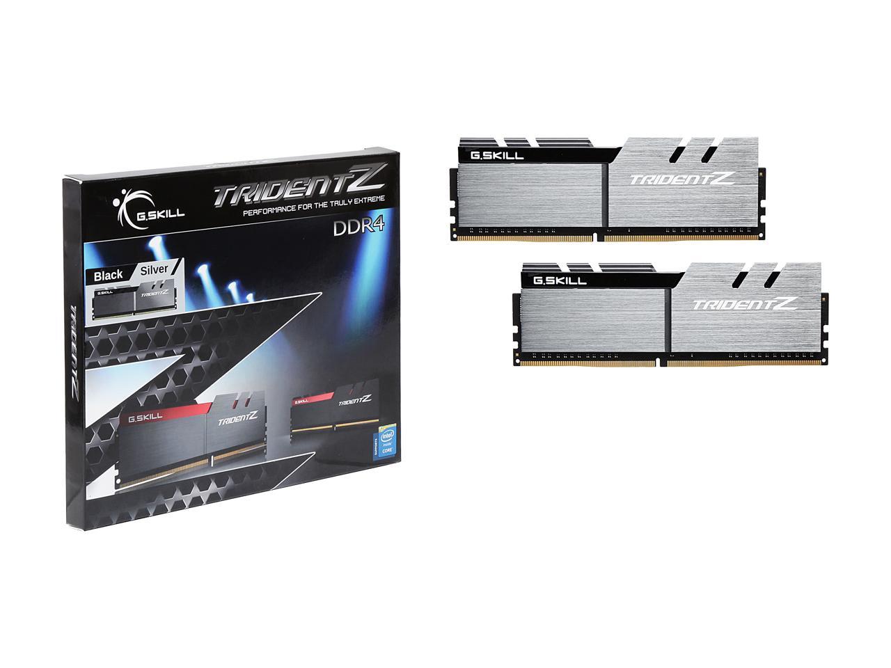 G.SKILL TridentZ Series 16GB (2 x 8GB) 288-Pin DDR4 SDRAM DDR4 3466 (PC4 27700) Intel Z370 Platform Desktop Memory Model F4-3466C16D-16GTZSK