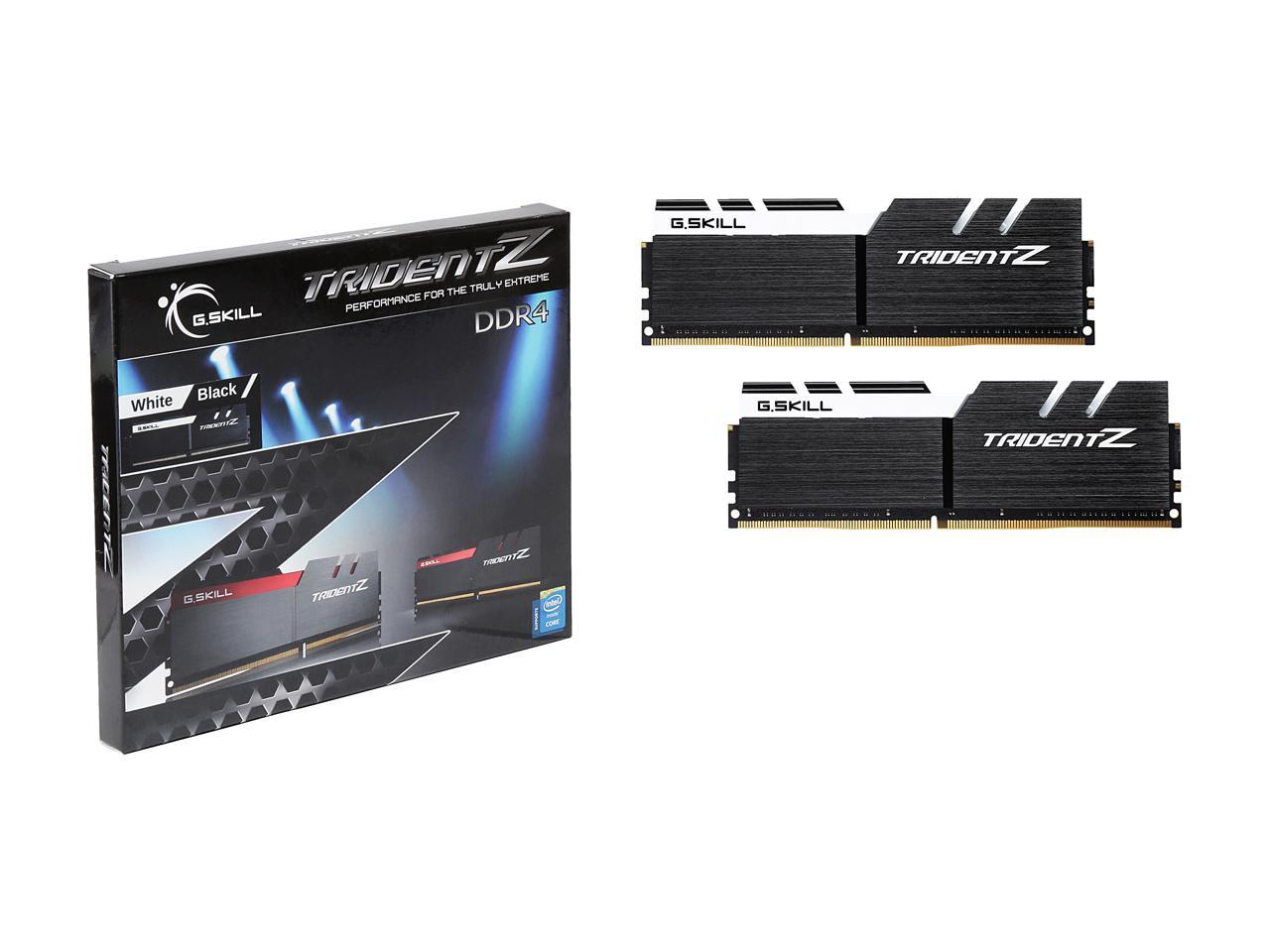 G.SKILL TridentZ Series 32GB (2 x 16GB) 288-Pin DDR4 SDRAM DDR4 3200 (PC4 25600) Intel XMP 2.0 Desktop Memory Model F4-3200C16D-32GTZKW