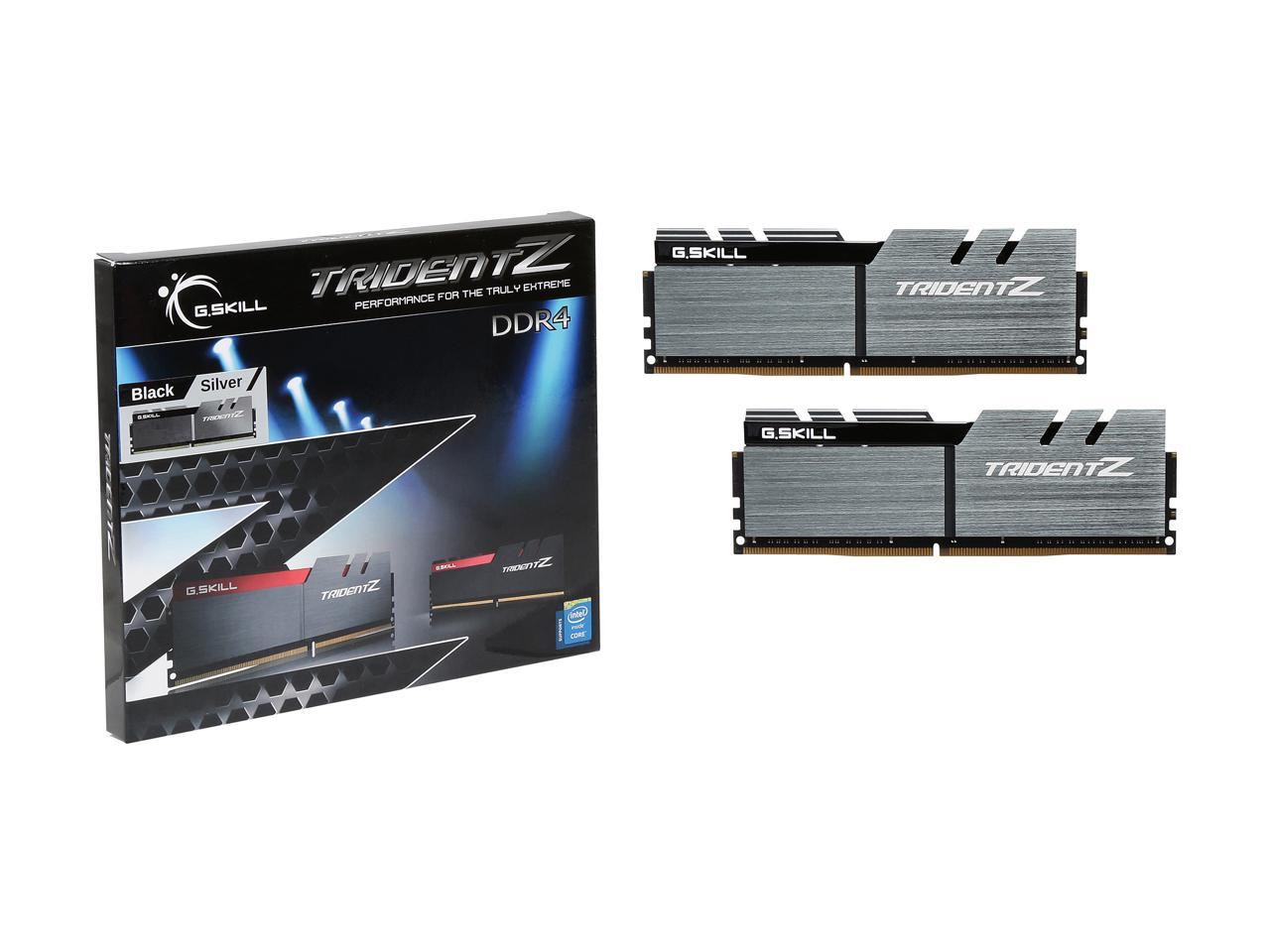 G.SKILL TridentZ Series 32GB (2 x 16GB) 288-Pin DDR4 SDRAM DDR4 3200 (PC4 25600) Intel Z370 Platform Desktop Memory Model F4-3200C16D-32GTZSK