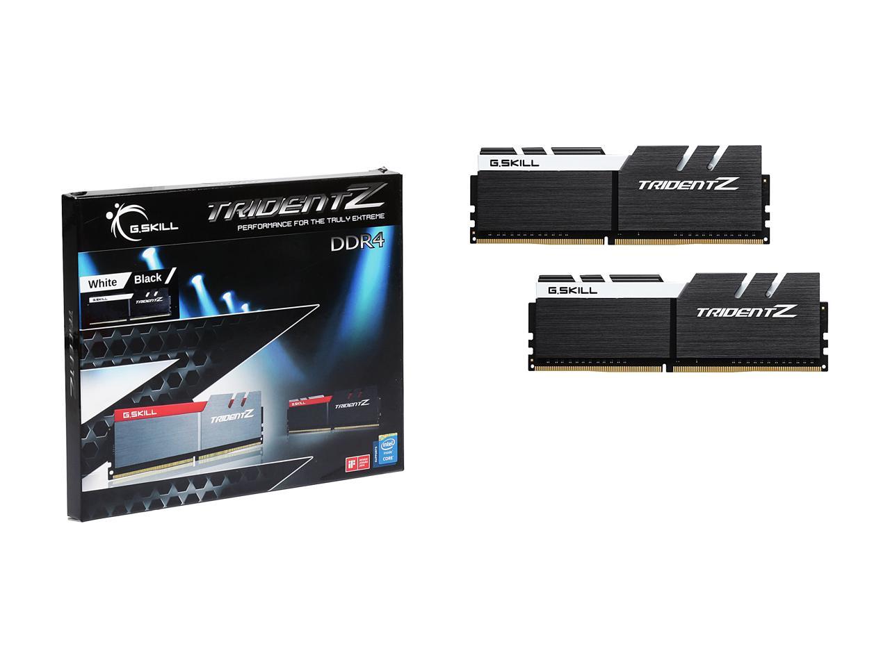 G.SKILL TridentZ Series 16GB (2 x 8GB) 288-Pin DDR4 SDRAM DDR4 4000 (PC4 32000) Intel Z170 / Z270 / Z370 Desktop Memory Model F4-4000C19D-16GTZKW