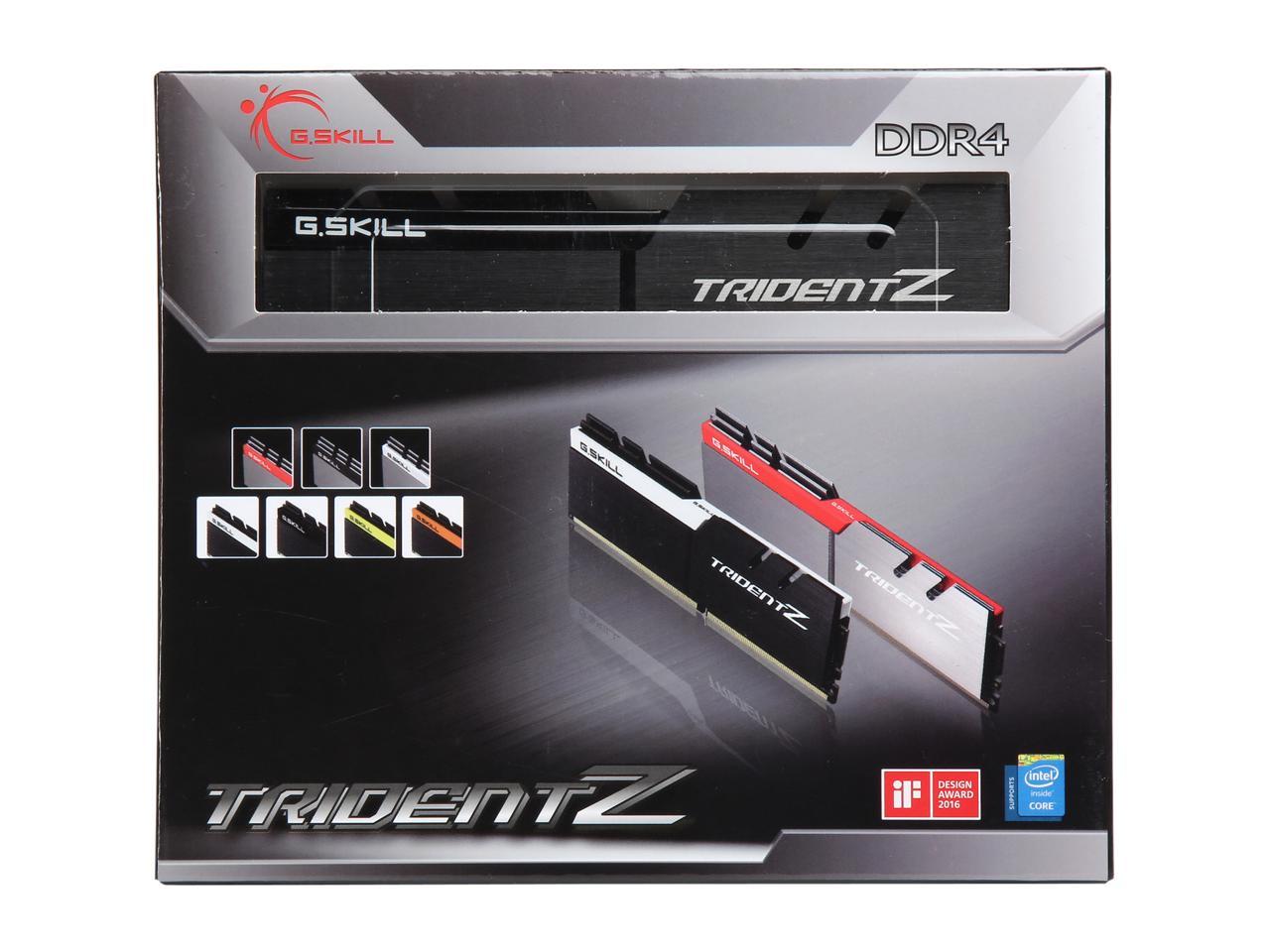G.SKILL TridentZ Series 32GB (2 x 16GB) 288-Pin DDR4 SDRAM DDR4 4000 (PC4 32000) Intel Z370 Desktop Memory Model F4-4000C19D-32GTZKK