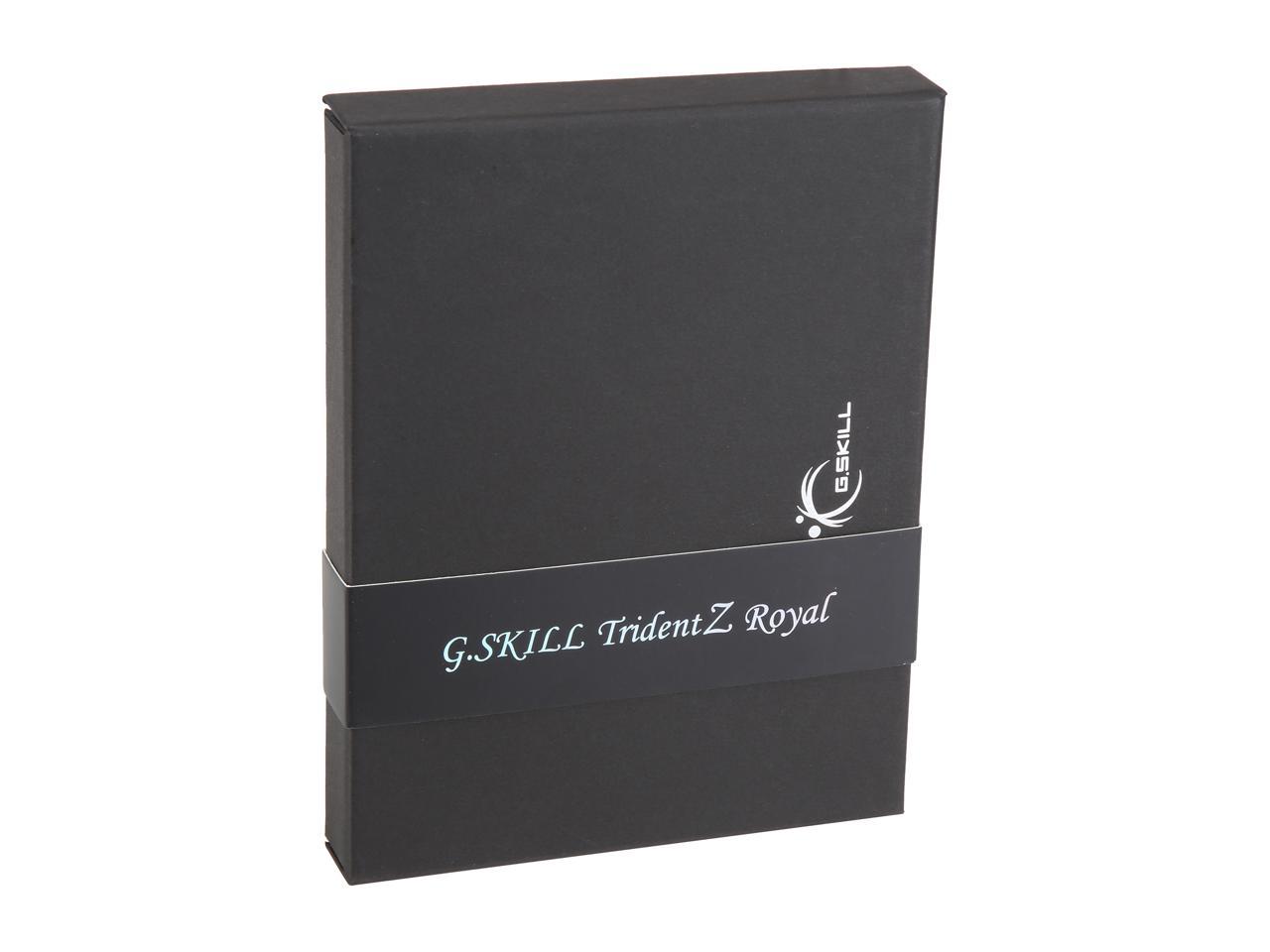 G.SKILL Trident Z Royal Series 16GB (2 x 8GB) 288-Pin RGB DDR4 SDRAM DDR4 4000 (PC4 32000) Desktop Memory Model F4-4000C17D-16GTRS