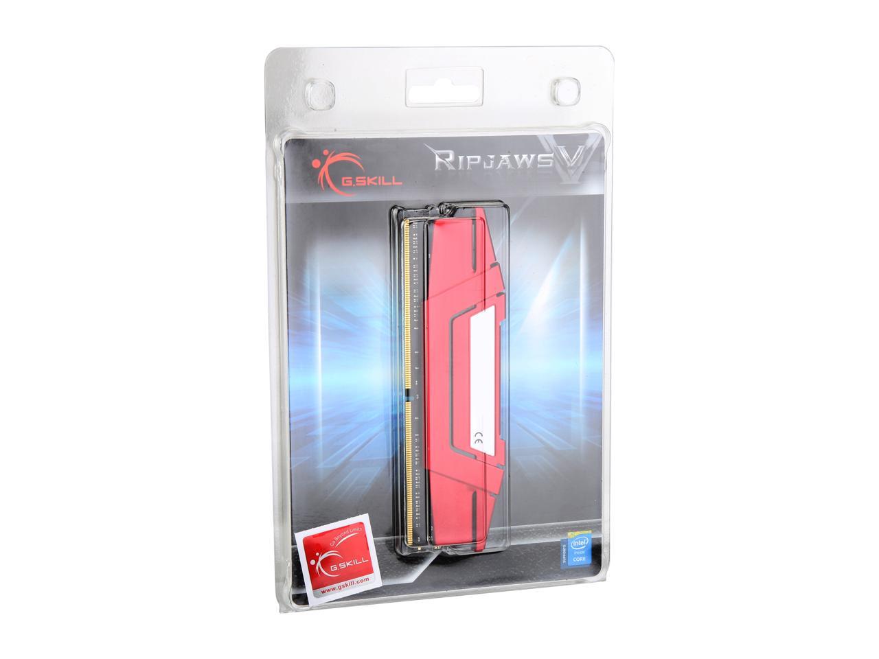 G.SKILL Ripjaws V Series 8GB 288-Pin DDR4 SDRAM DDR4 2666 (PC4 21300) Desktop Memory Model F4-2666C19S-8GVR