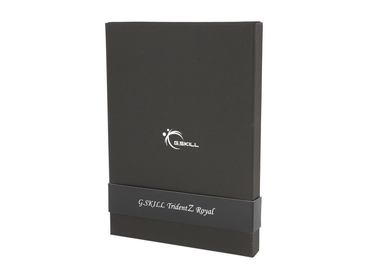 G.SKILL Trident Z Royal Series 32GB (4 x 8GB) 288-Pin DDR4 SDRAM DDR4 3600 (PC4 28800) Desktop Memory Model F4-3600C14Q-32GTRSB