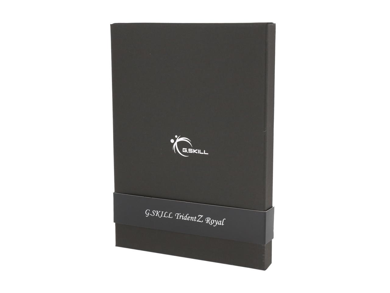 G.SKILL Trident Z Royal Series 64GB (4 x 16GB) 288-Pin DDR4 SDRAM DDR4 3600 (PC4 28800) Desktop Memory Model F4-3600C16Q-64GTRS