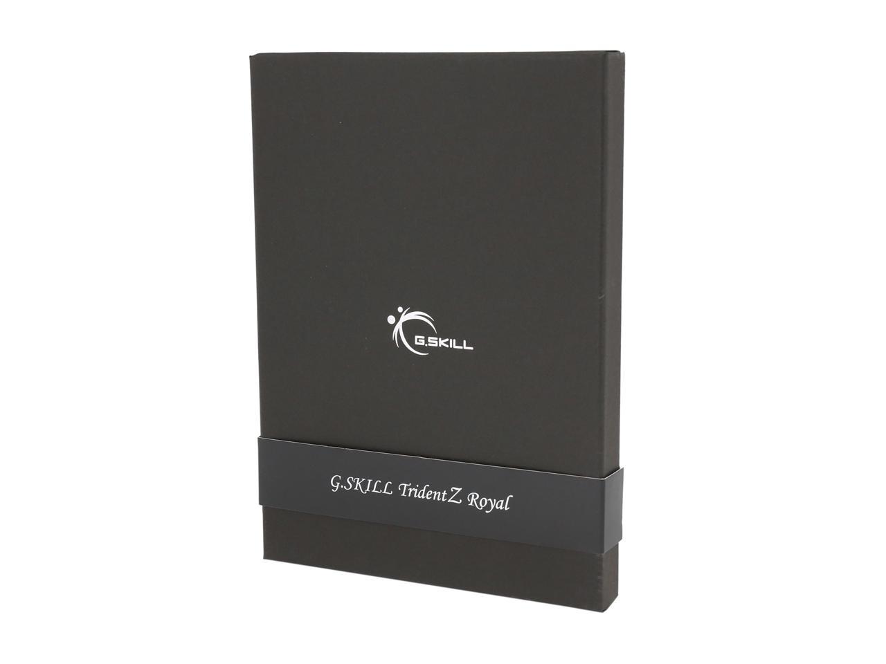 G.SKILL Trident Z Royal Series 32GB (2 x 16GB) 288-Pin PC RAM DDR4 3600 (PC4 28800) Desktop Memory Model F4-3600C18D-32GTRG