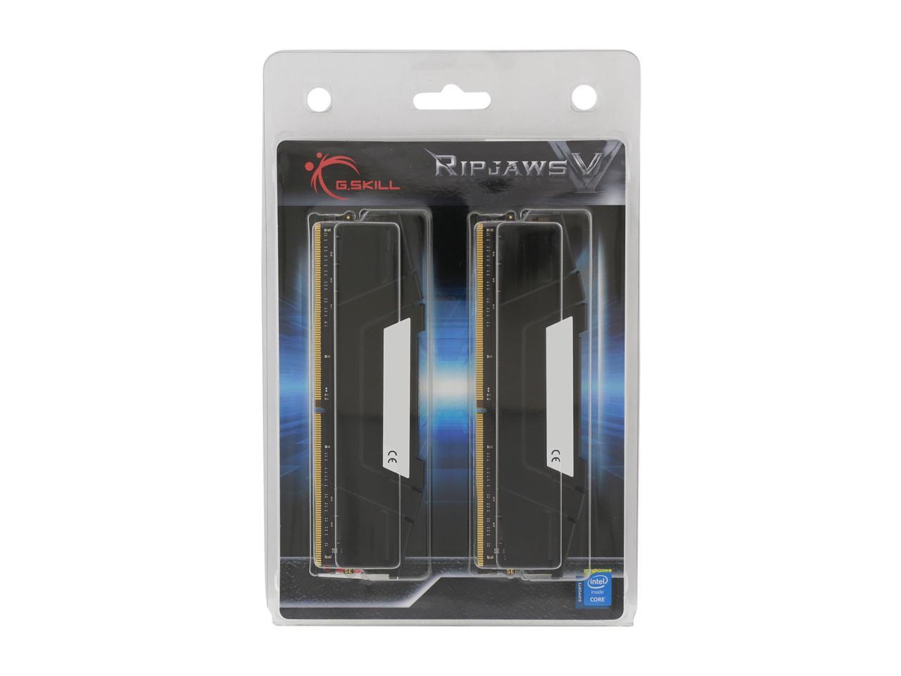 G.SKILL Ripjaws V Series 64GB (4 x 16GB) 288-Pin DDR4 SDRAM DDR4 3600 (PC4 28800) Desktop Memory Model F4-3600C18Q-64GVK