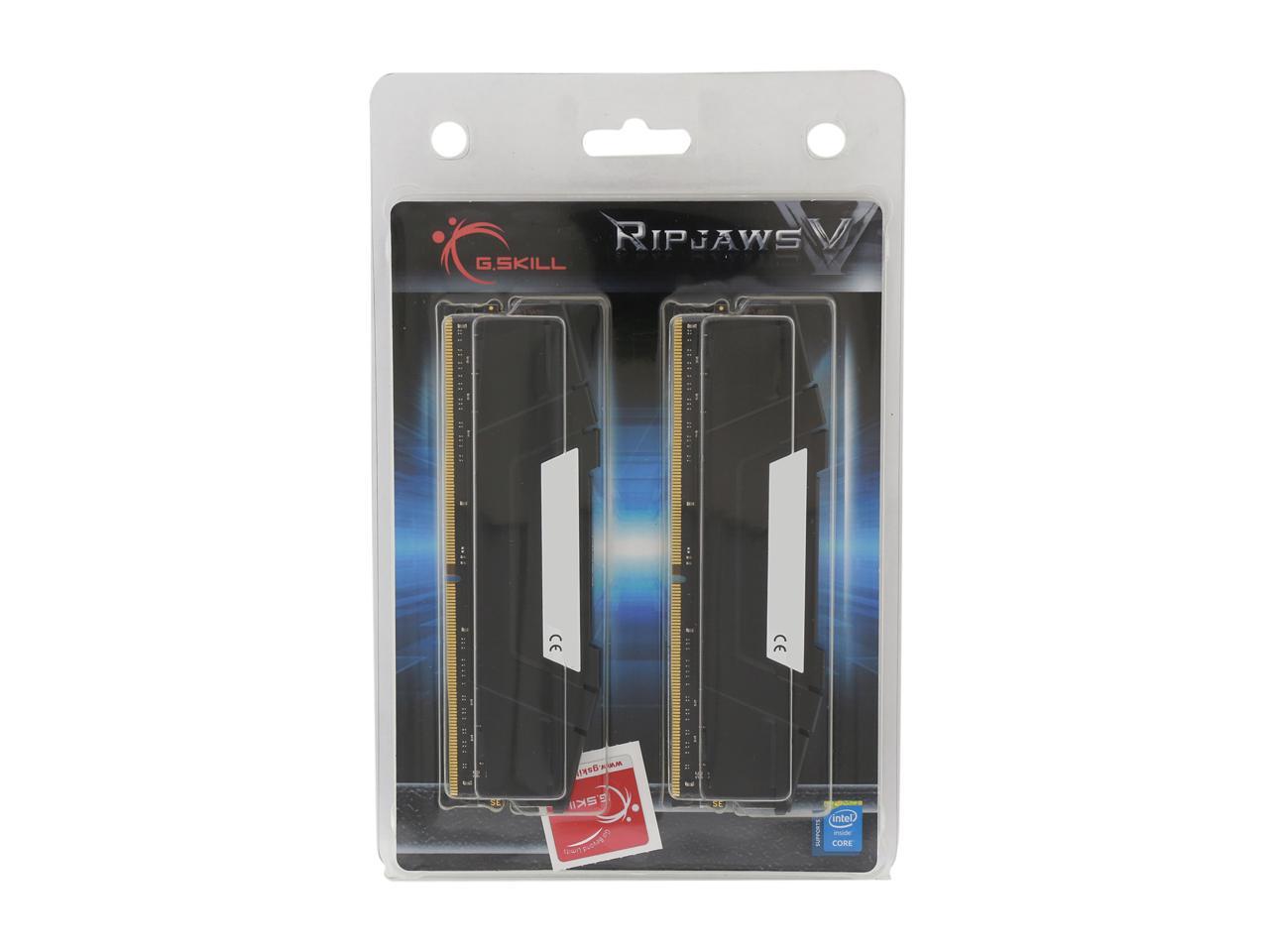 G.SKILL Ripjaws V Series 32GB (2 x 16GB) 288-Pin DDR4 SDRAM DDR4 3600 (PC4 28800) Desktop Memory Model F4-3600C18D-32GVK
