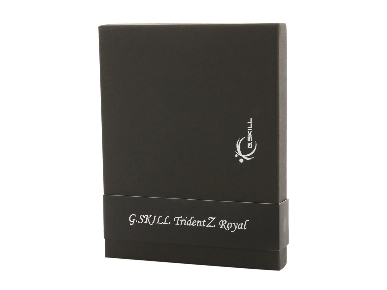 G.SKILL Trident Z Royal Series 16GB (2 x 8GB) 288-Pin DDR4 SDRAM DDR4 4000 (PC4 32000) Desktop Memory Model F4-4000C18D-16GTRS