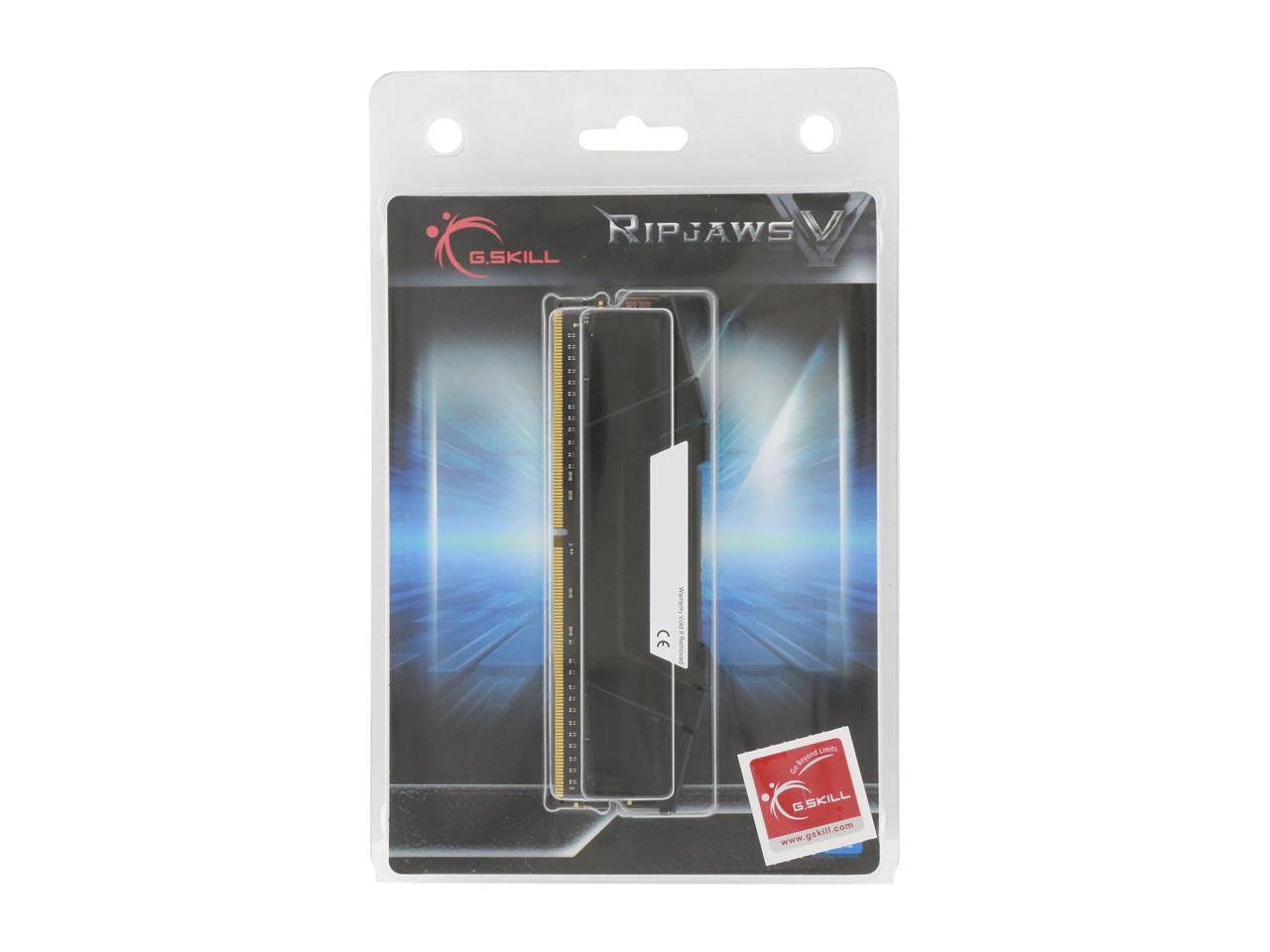 G.SKILL Ripjaws V Series 32GB 288-Pin DDR4 SDRAM DDR4 3200 (PC4 25600) Intel XMP 2.0 Desktop Memory Model F4-3200C16S-32GVK