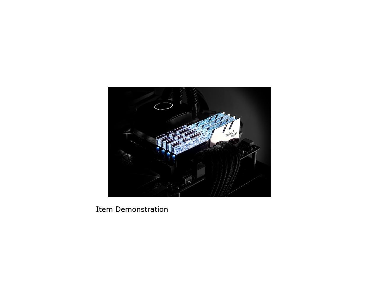 G.SKILL Trident Z Royal Series 32GB (4 x 8GB) 288-Pin DDR4 SDRAM DDR4 4000 (PC4 32000) Desktop Memory Model F4-4000C15Q-32GTRS