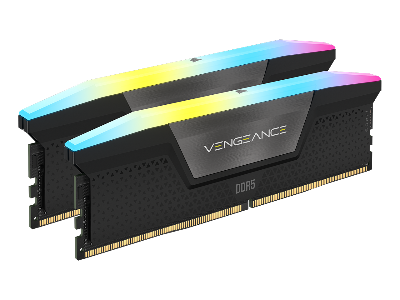 CORSAIR Vengeance RGB 32GB (2 x 16GB) 288-Pin PC RAM DDR5 6000 (PC5 48000) Desktop Memory Model CMH32GX5M2E6000C36 **Open Box **