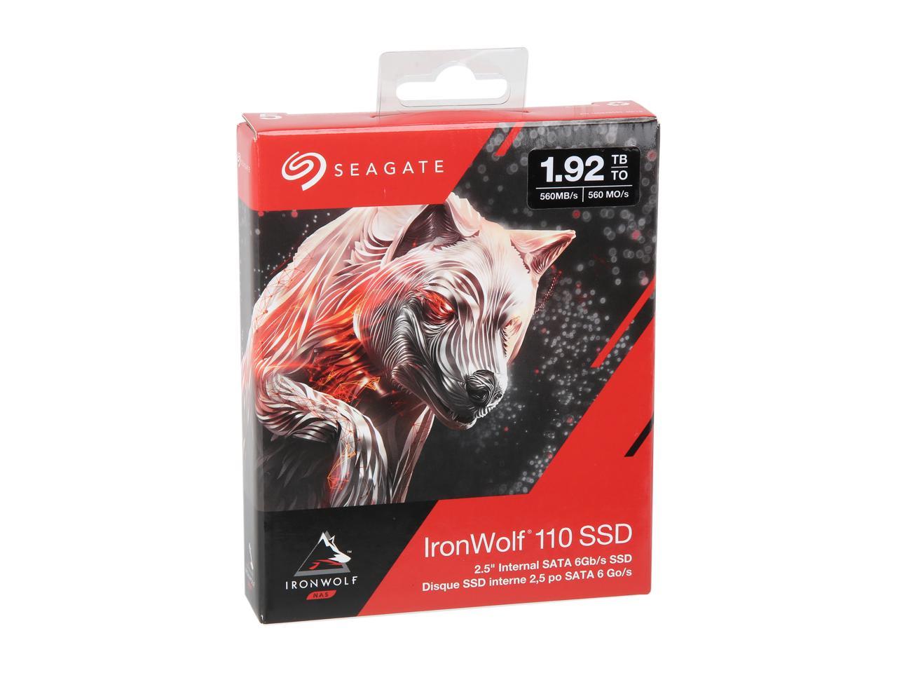 Seagate IronWolf 110 2.5" 1.92TB SATA III 3D TLC Internal Solid State Drive (SSD) ZA1920NM10011