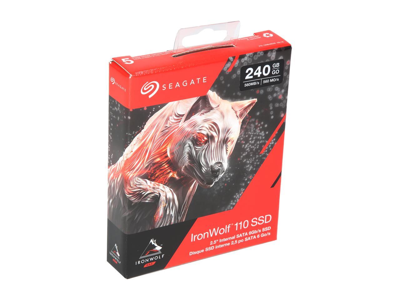 Seagate IronWolf 110 2.5" 240GB SATA III 3D TLC Internal Solid State Drive (SSD) ZA240NM10011