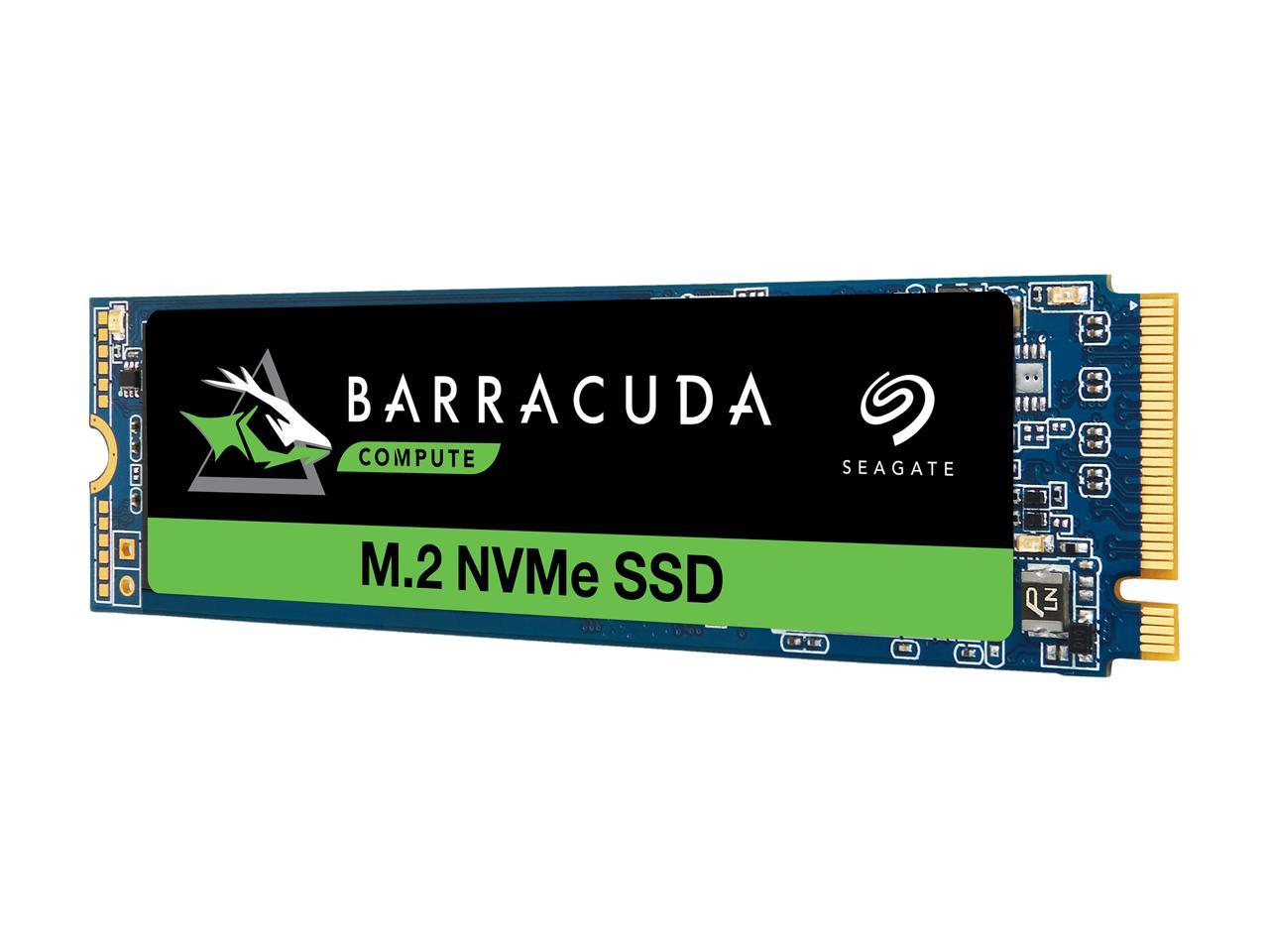 Seagate BarraCuda 510 M.2 2280 500GB PCIe G3 x4, NVMe 1.3 3D TLC Internal Solid State Drive (SSD) ZP500CM3A001