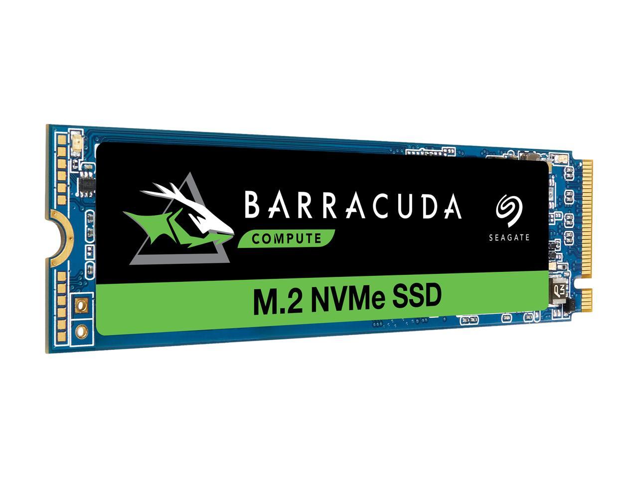 Seagate BarraCuda 510 M.2 2280 1TB PCIe G3 x4, NVMe 1.3 3D TLC Internal Solid State Drive (SSD) ZP1000CM3A001