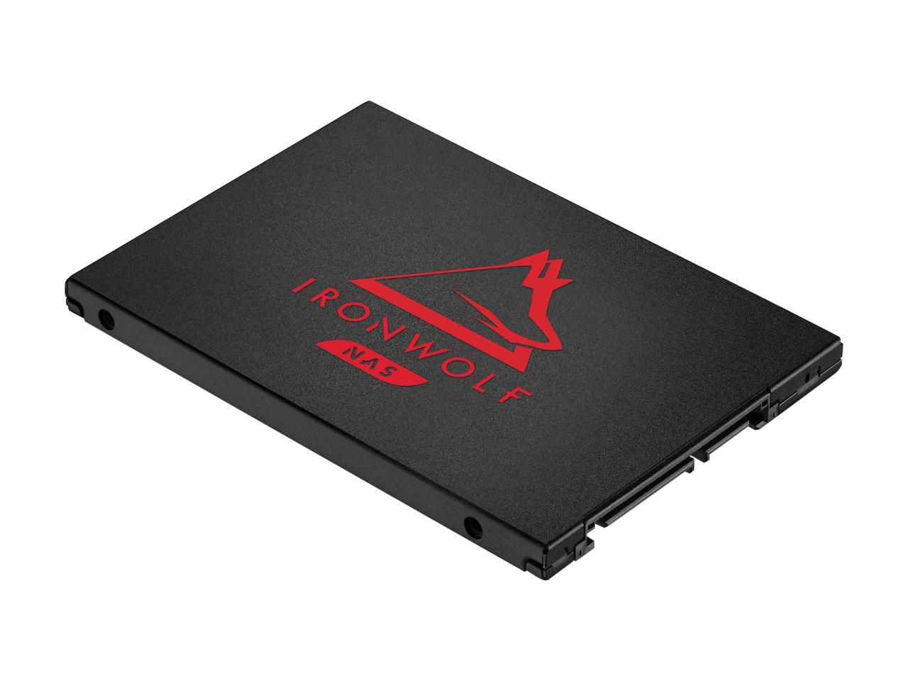 Seagate IronWolf 125 SSD 250GB NAS Internal Solid State Drive - 2.5 Inch SATA 6Gb/s Speeds of up to 560 MB/s, 0.6 DWPD Endurance and 24x7 Performance for Creative Pro and SMB/SME (ZA250NM1A002)