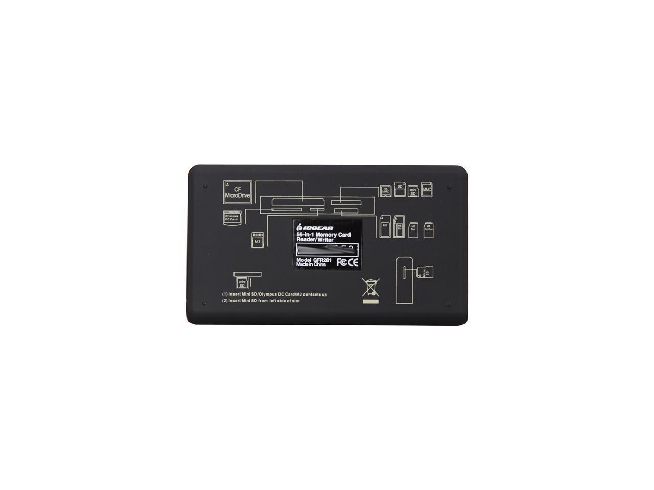 IOGEAR GFR281 USB 2.0 56-in-1Â Memory Card Reader / Writer