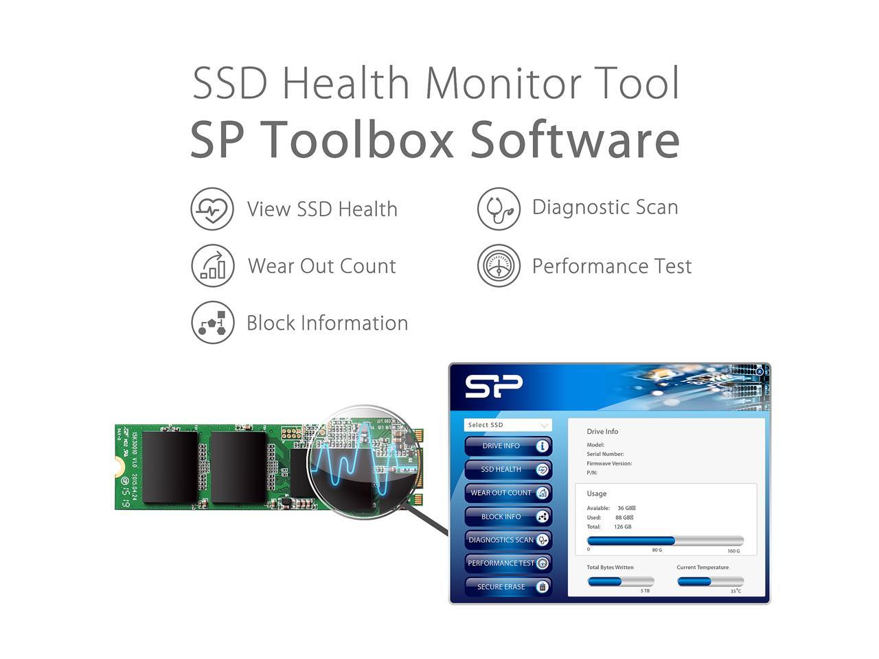 Silicon Power Ace A55 M.2 2280 1TB SATA III 3D NAND Internal Solid State Drive (SSD) SP001TBSS3A55M28