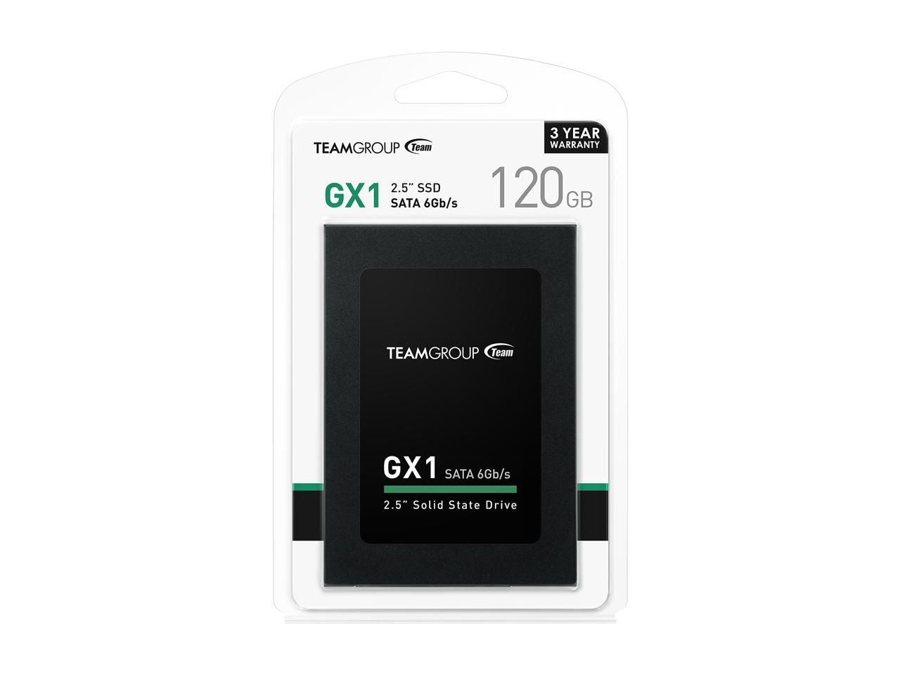 Team GX1 2.5" 120GB SATA III Internal Solid State Drive (SSD) T253X1120G0C101